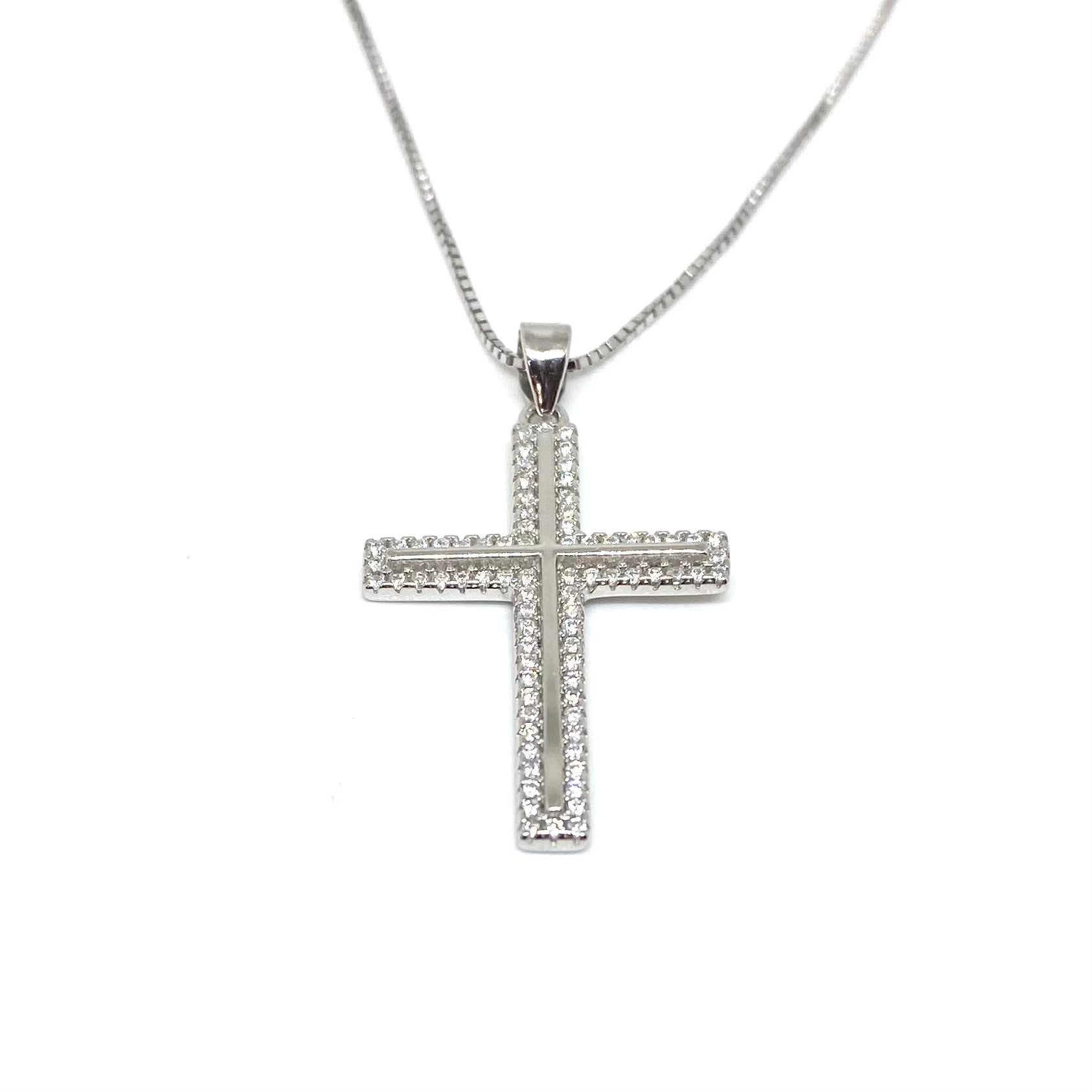 Collana Croce Shine