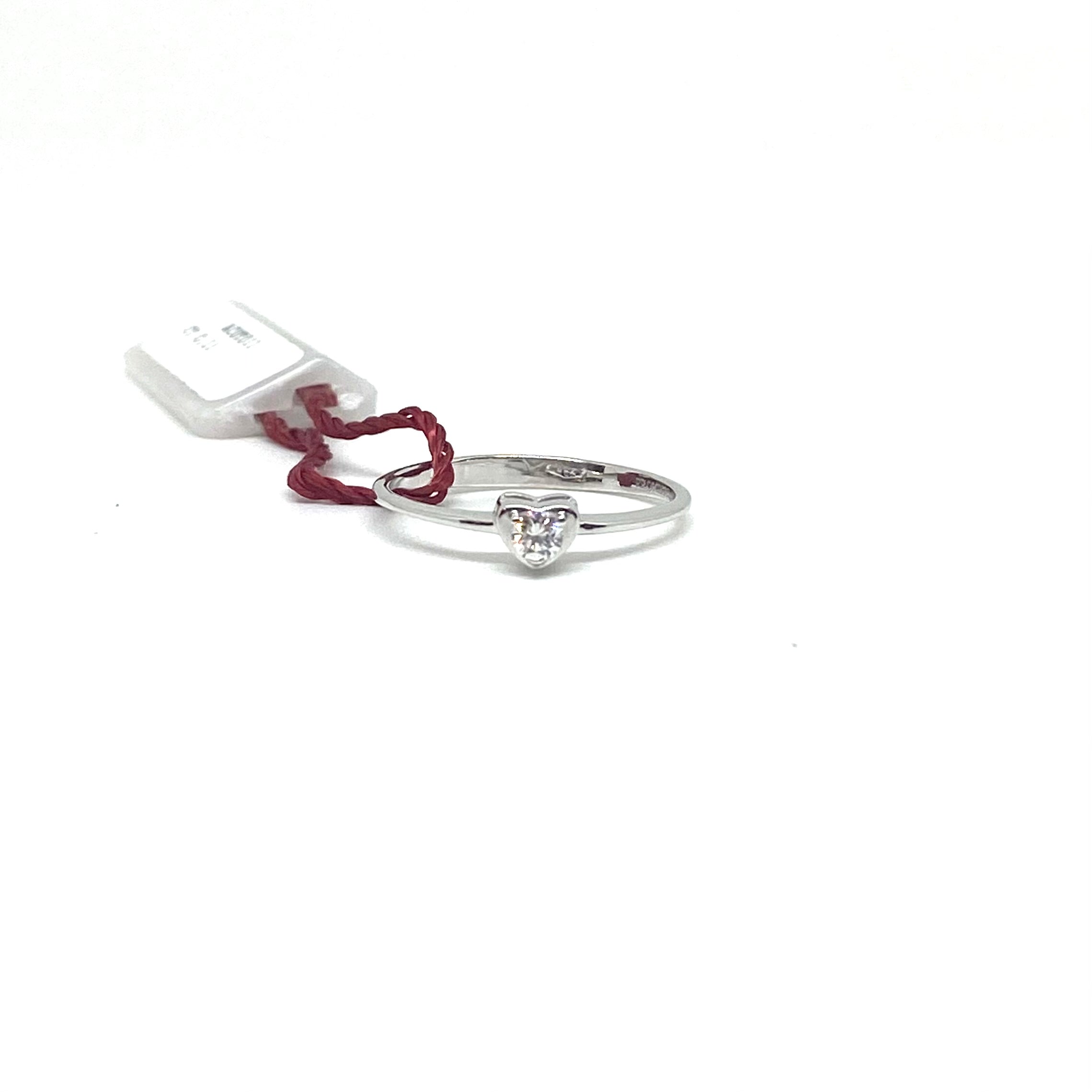 Anello Solitario Cuore