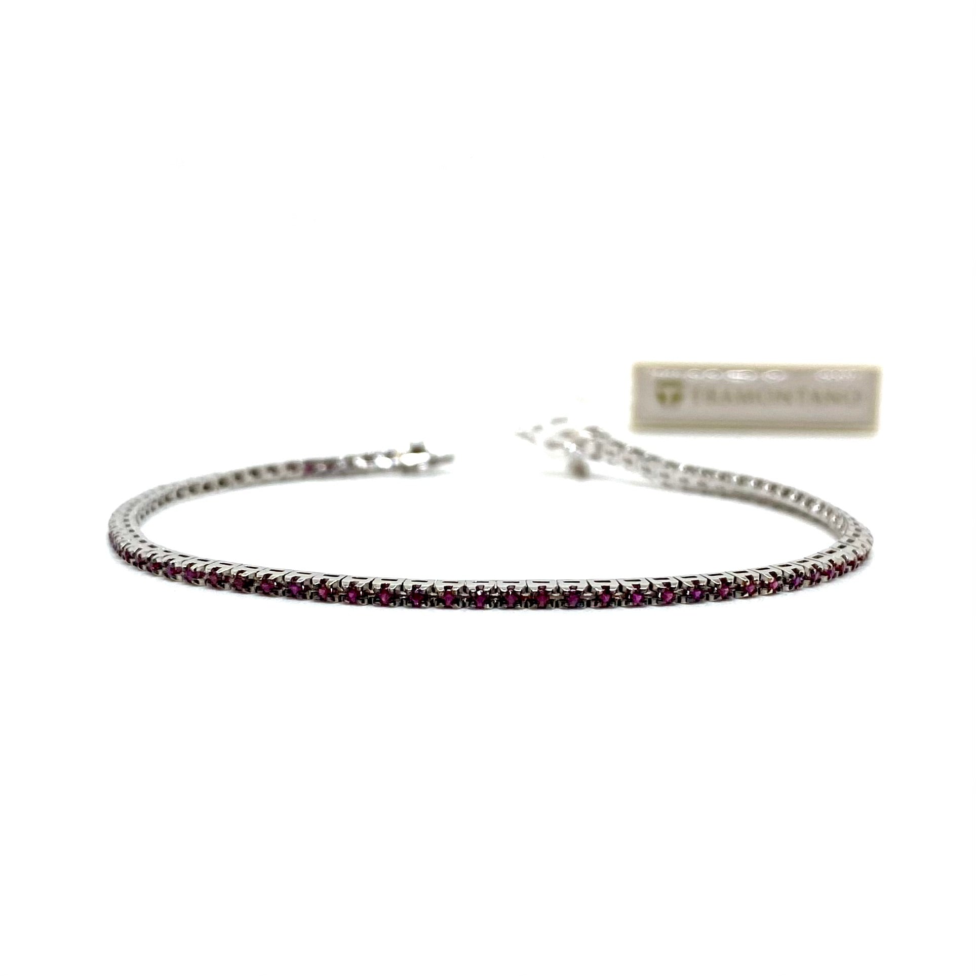 Bracciale Tennis Oro - Rubino