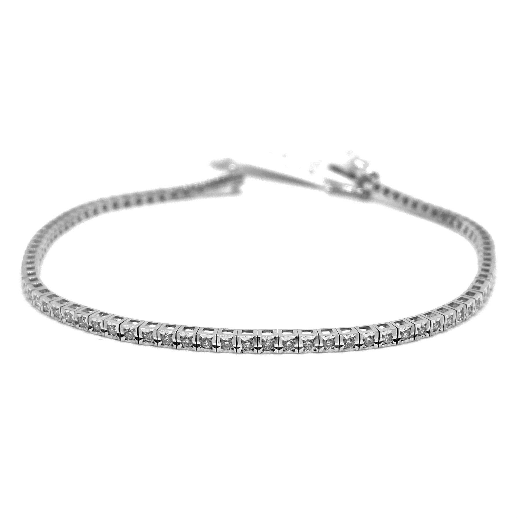 Bracciale Tennis Oro - Diamanti Reflex