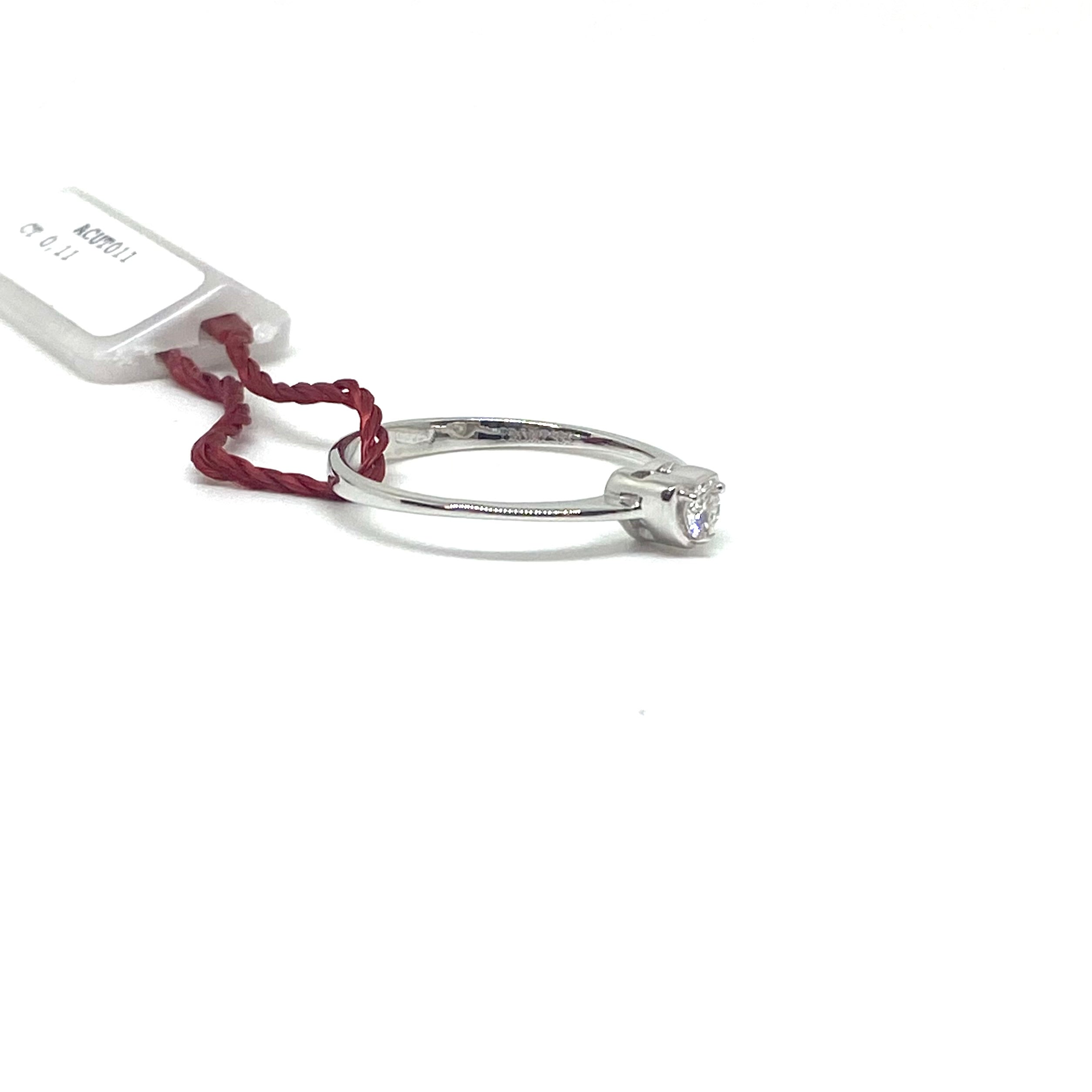 Anello Solitario Cuore