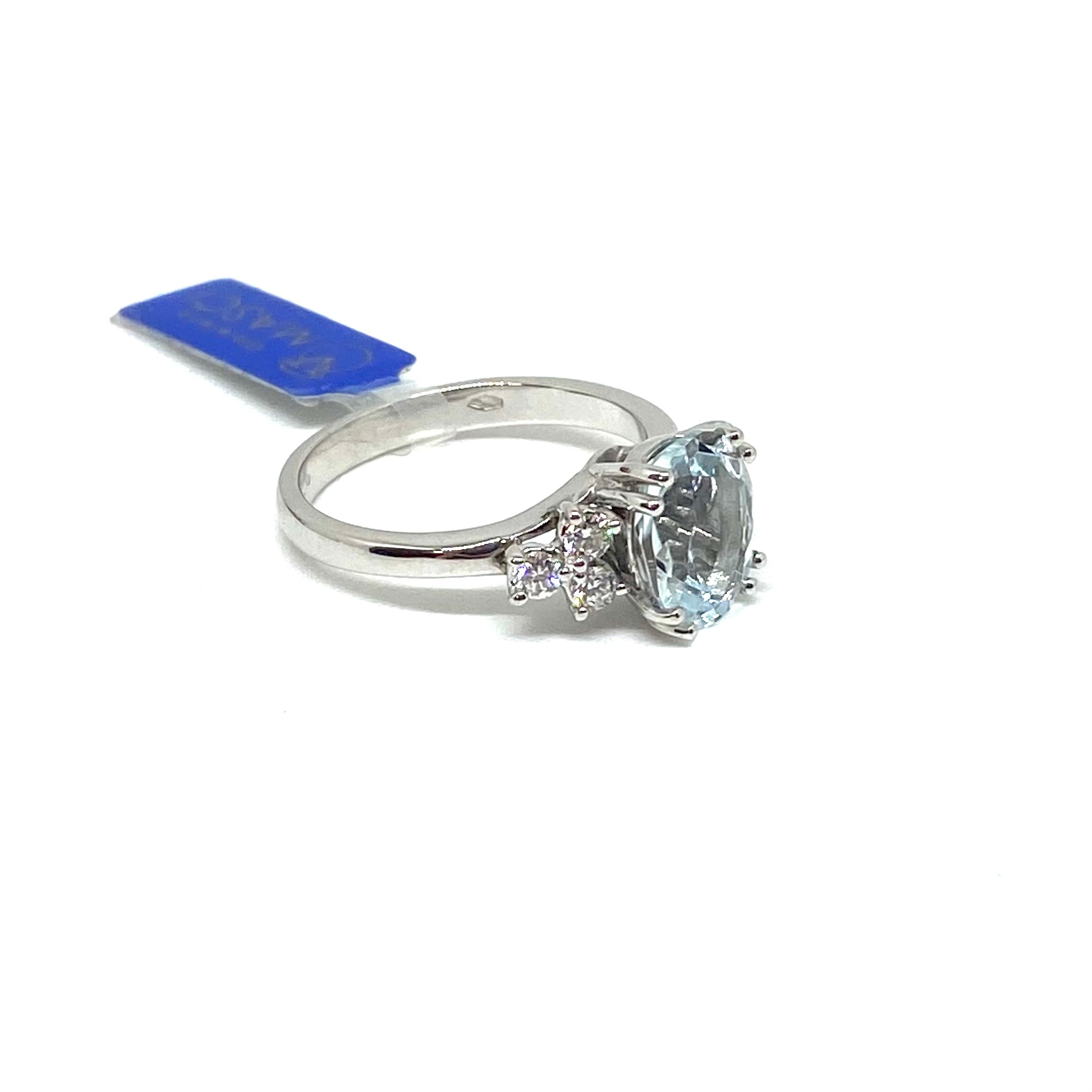 Anello Acquamarina Elegance