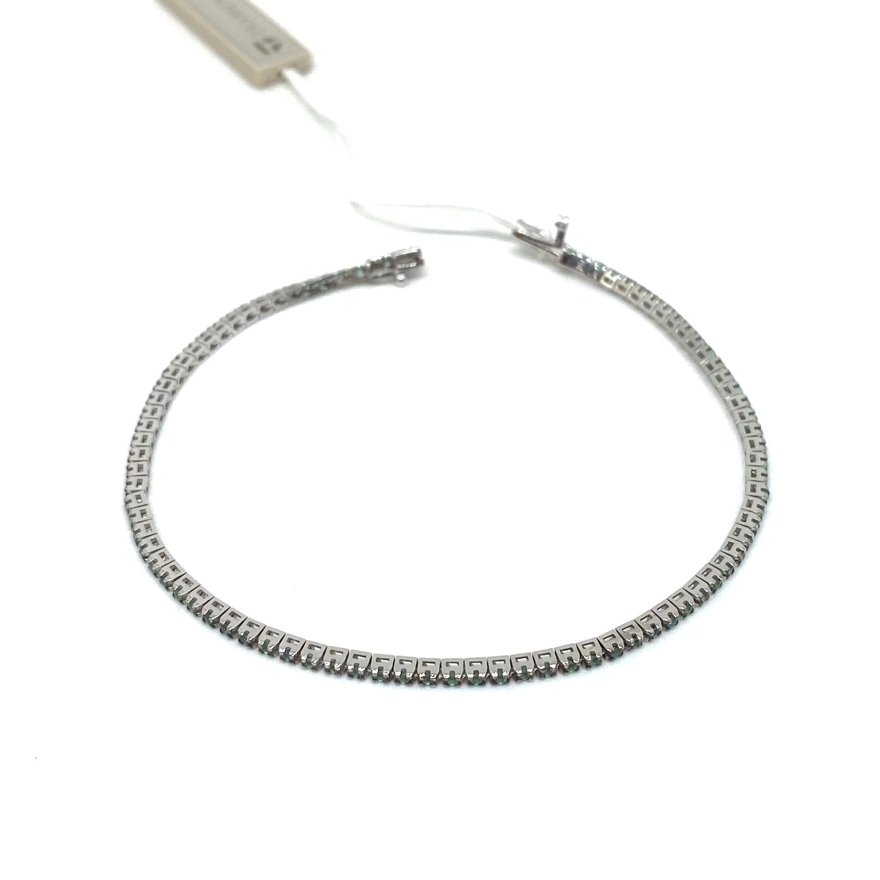 Bracciale Tennis - Oro e Smeraldi