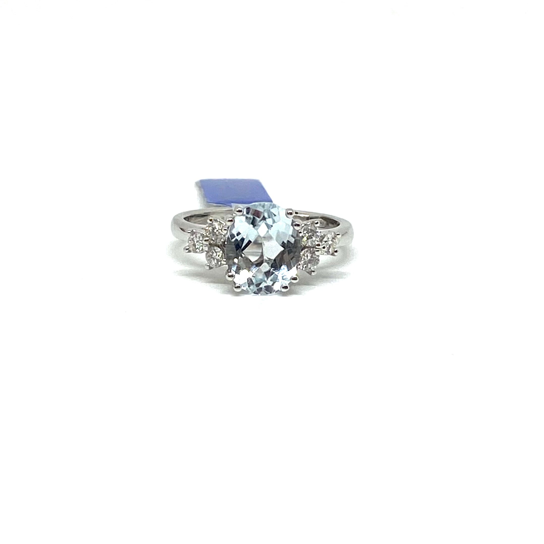 Anello Acquamarina Elegance