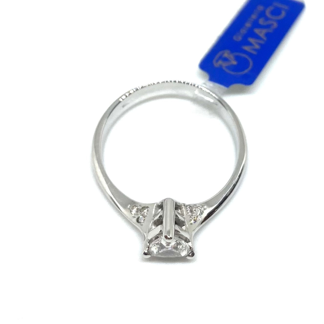 Solitario Oro e Diamanti sul Gambo