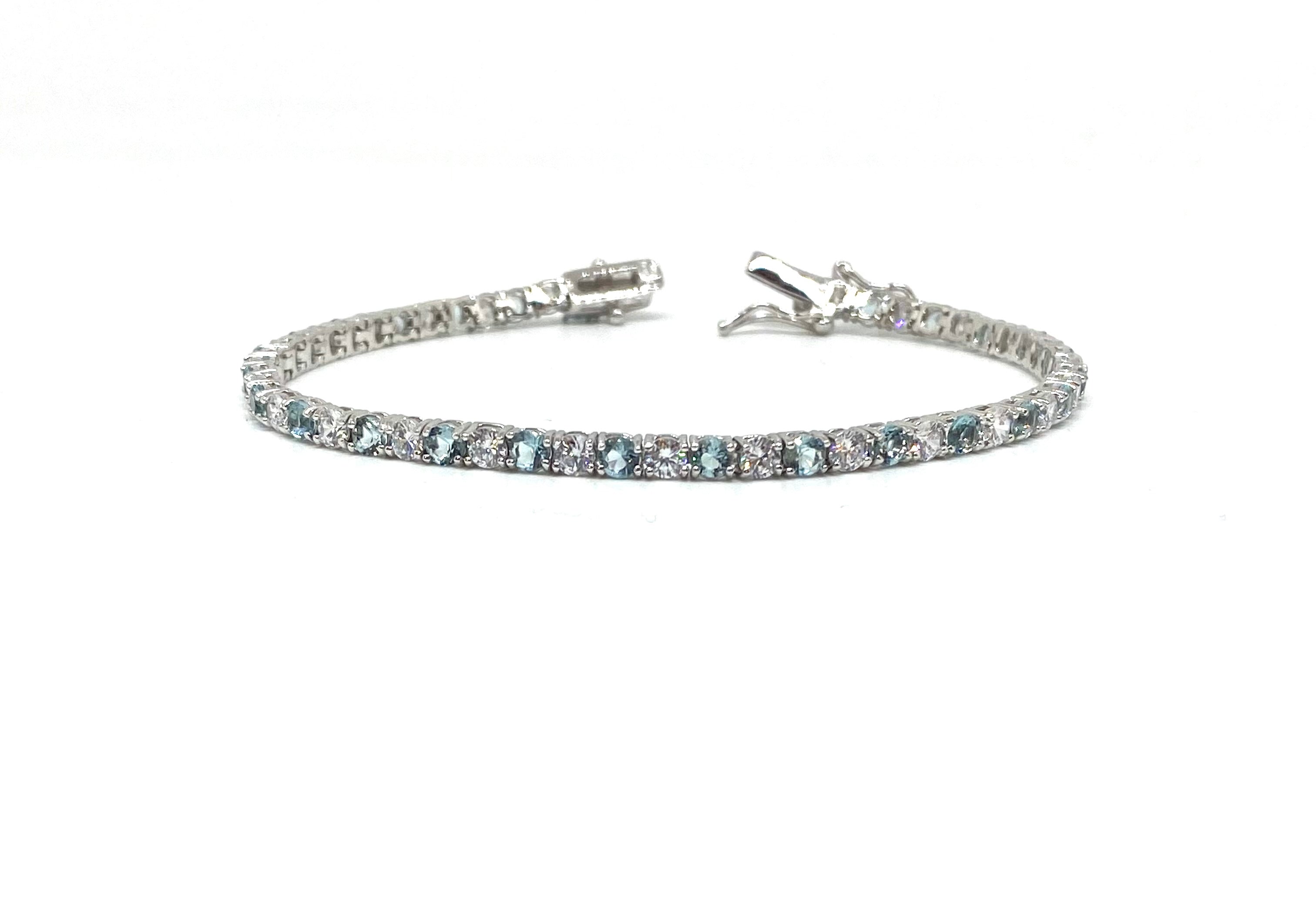 Bracciale Tennis Alternato - 3 MM