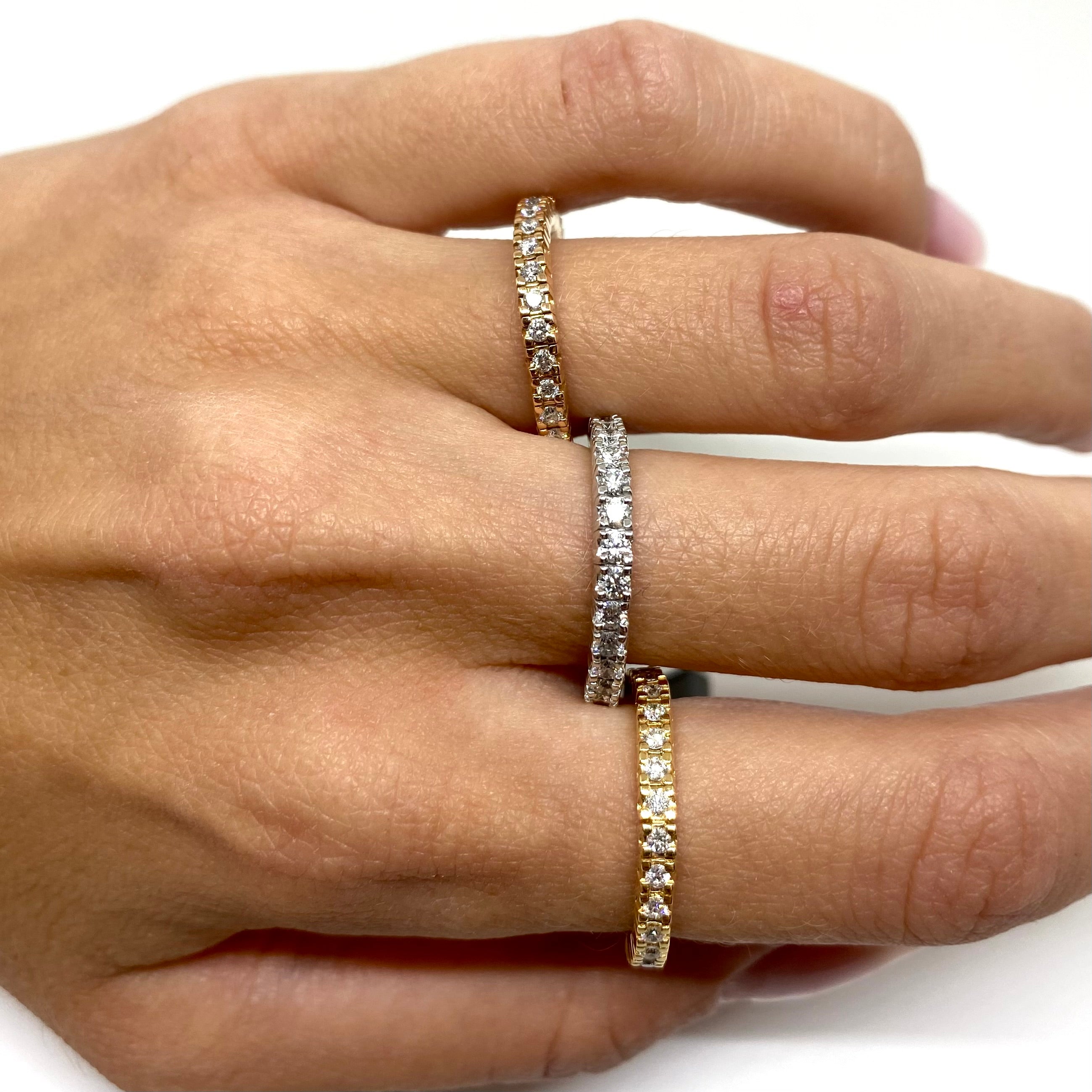 Veretta Regolabile - Oro e Diamanti