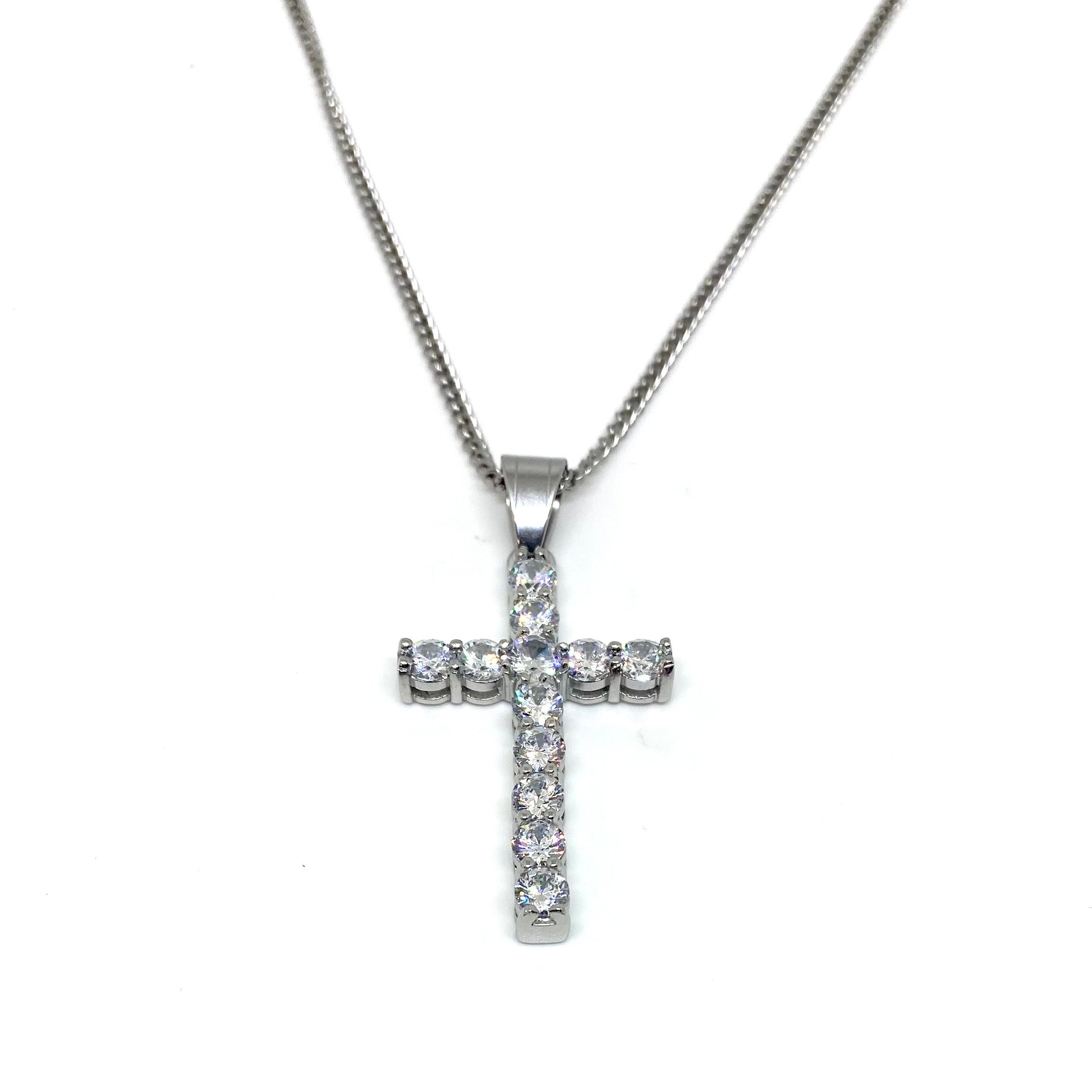 Collana Croce Acciaio