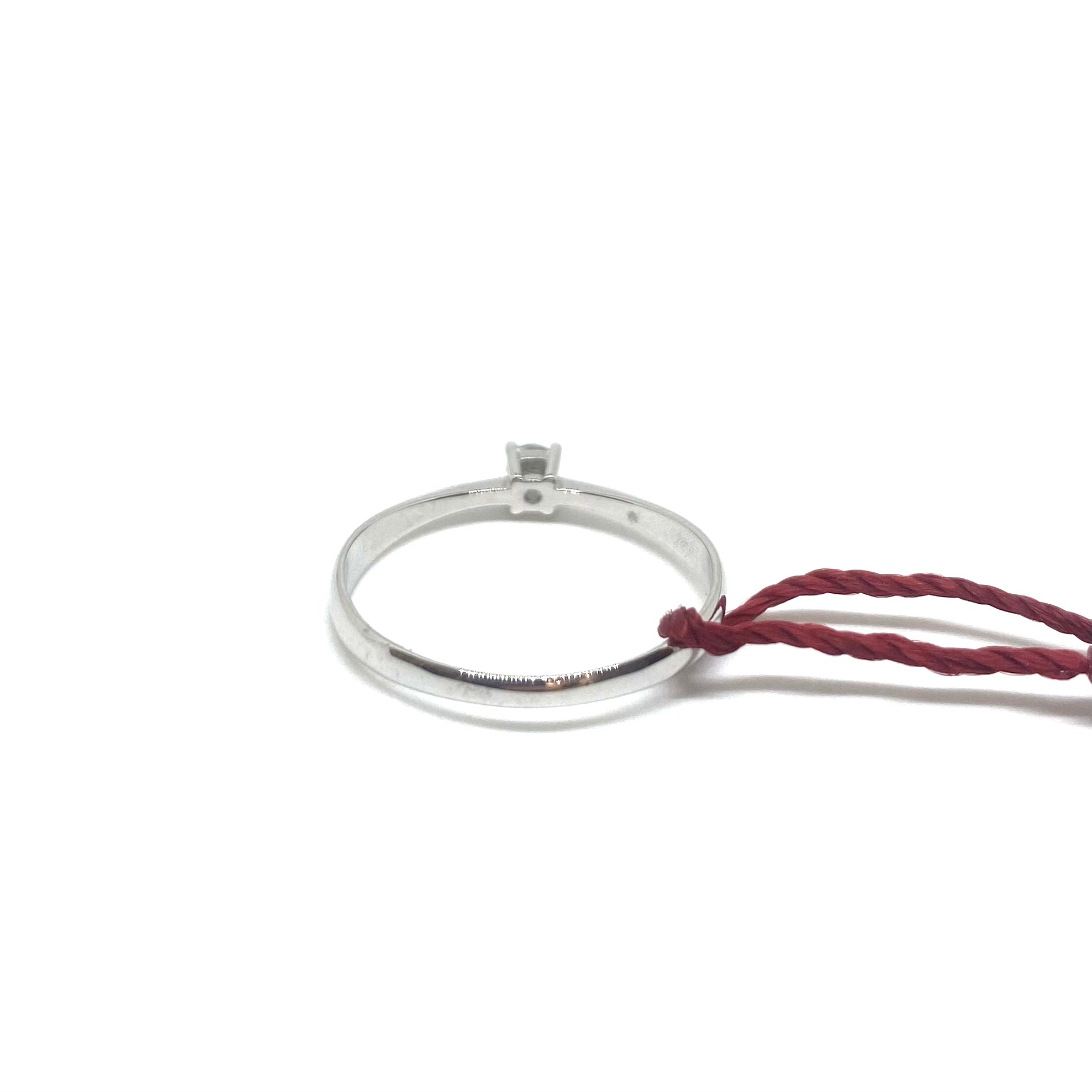 Anello Solitario Montatura dritta