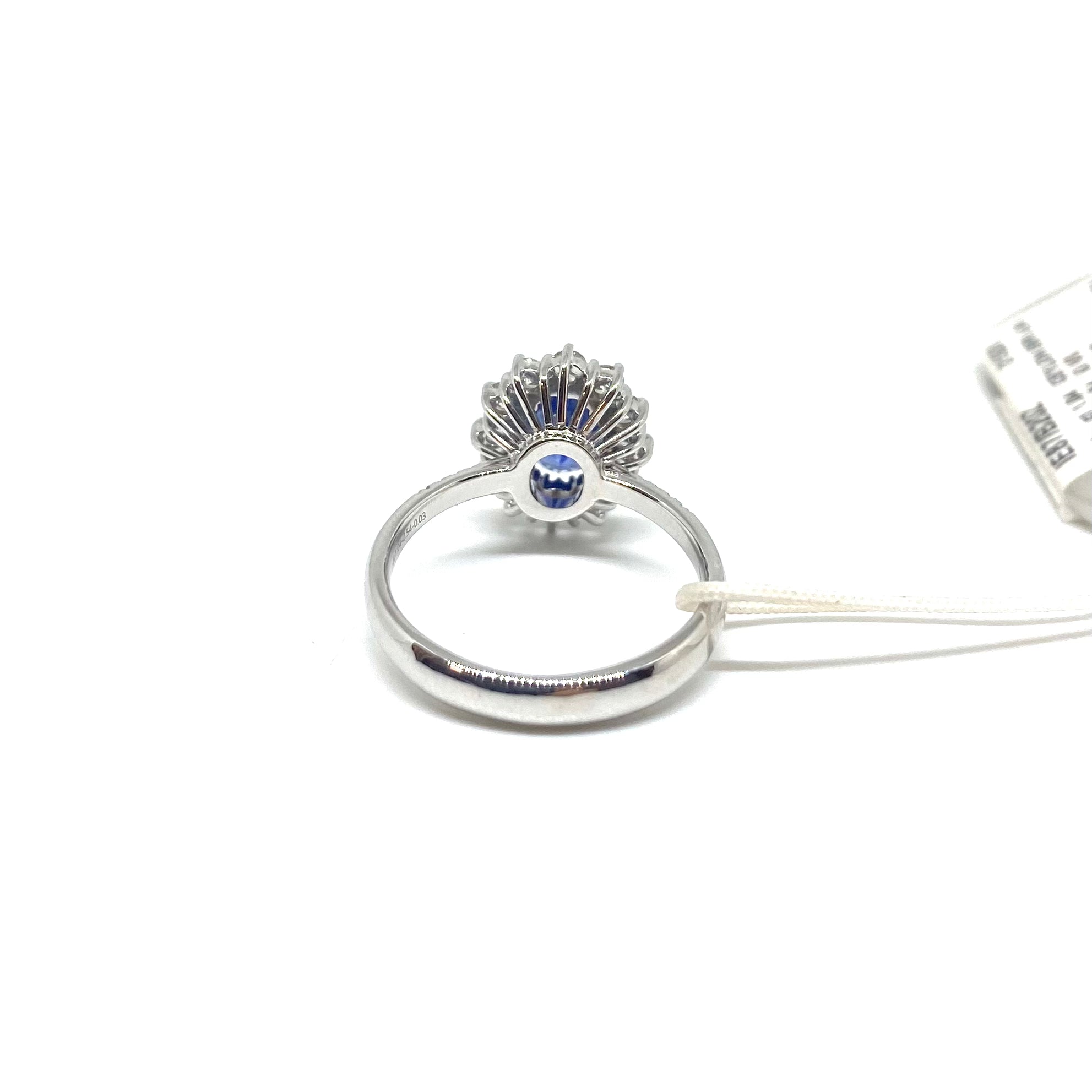 Anello Kate Zaffiro - Diamanti sul Gambo