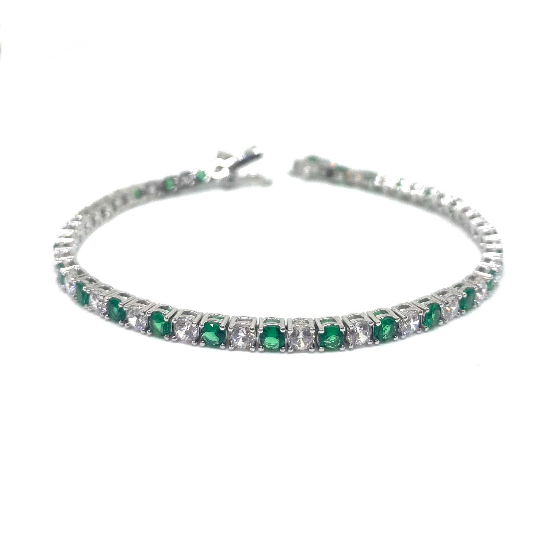 Bracciale Tennis Alternato - 3 MM