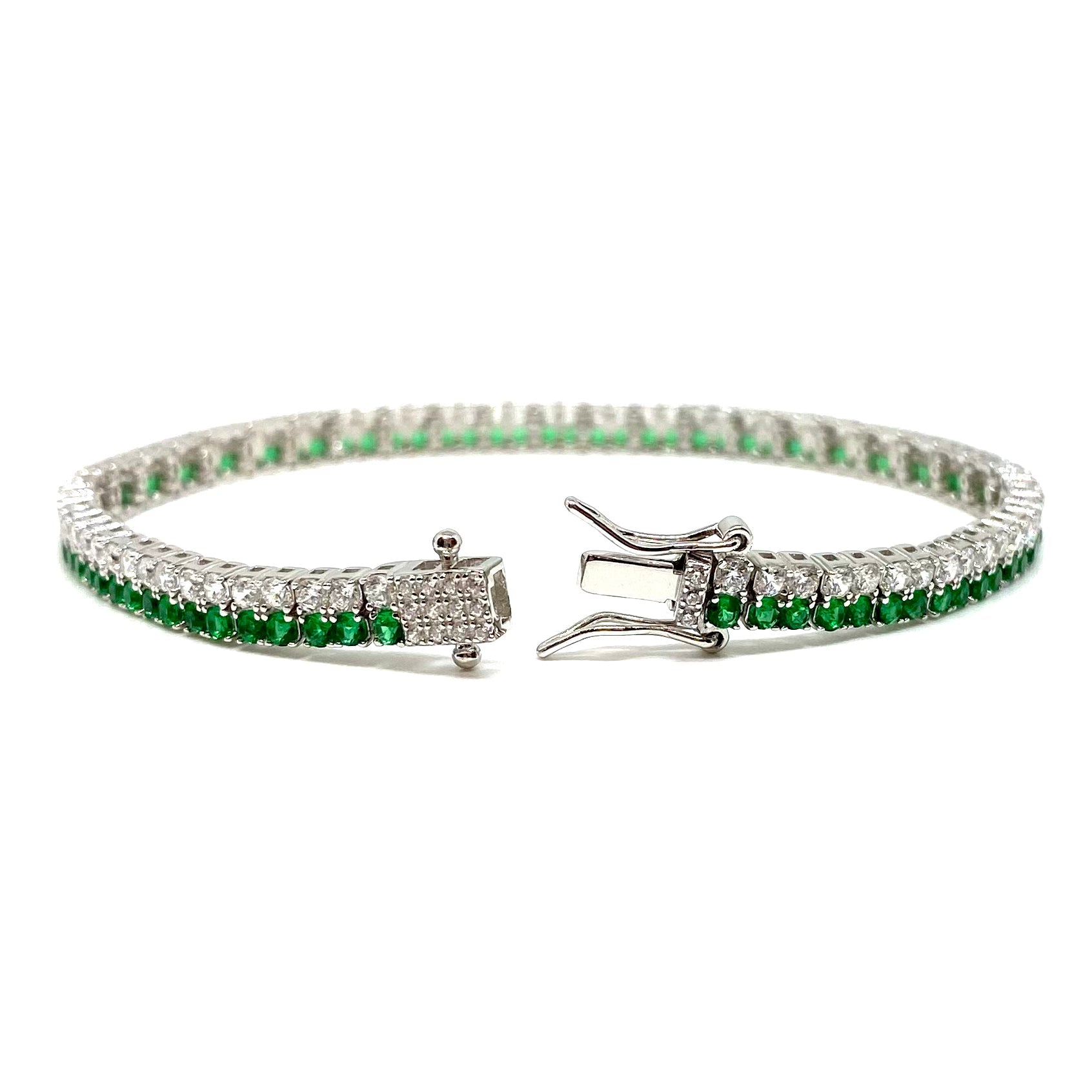 Bracciale tennis doppio - colors