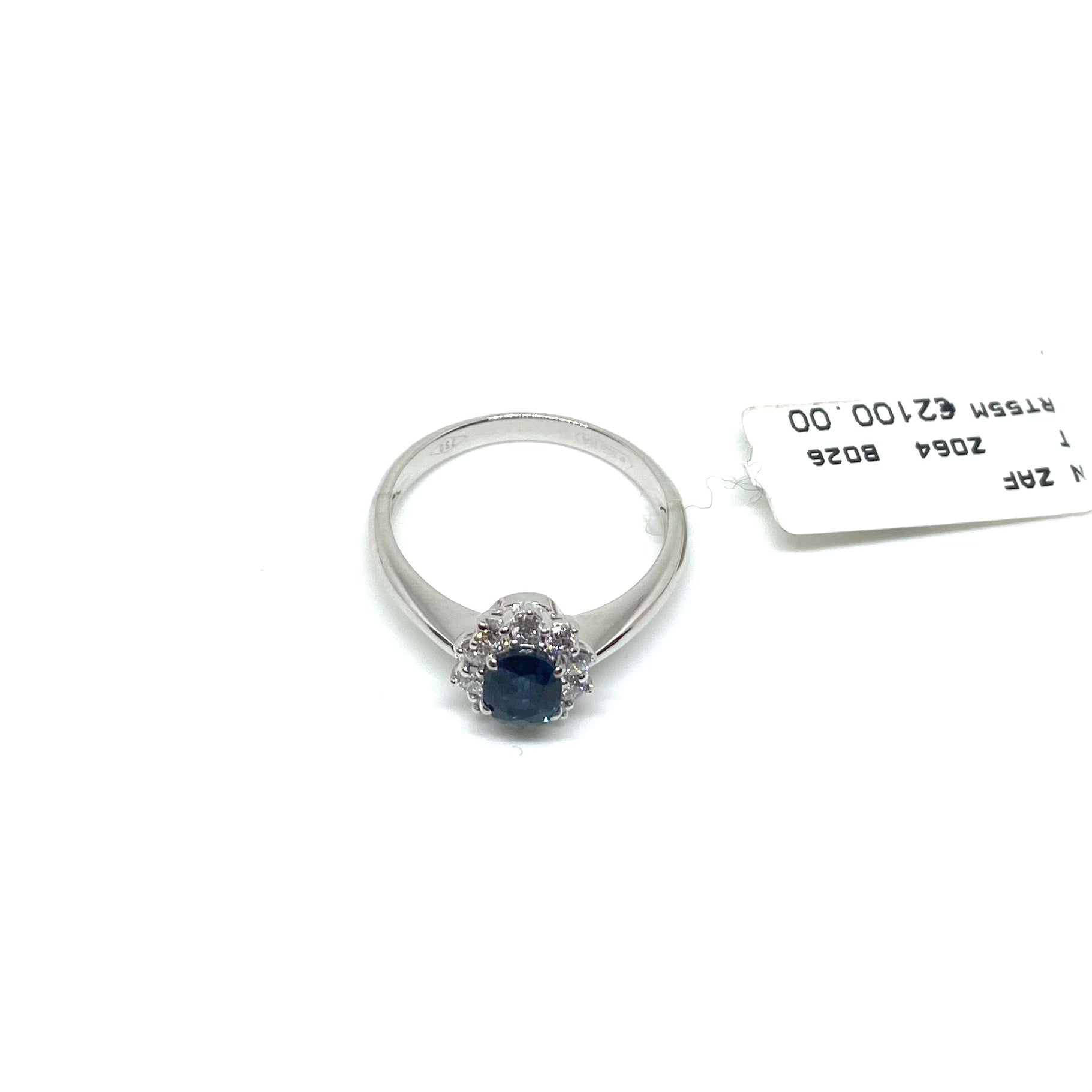 Anello Kate Zaffiro e Diamanti