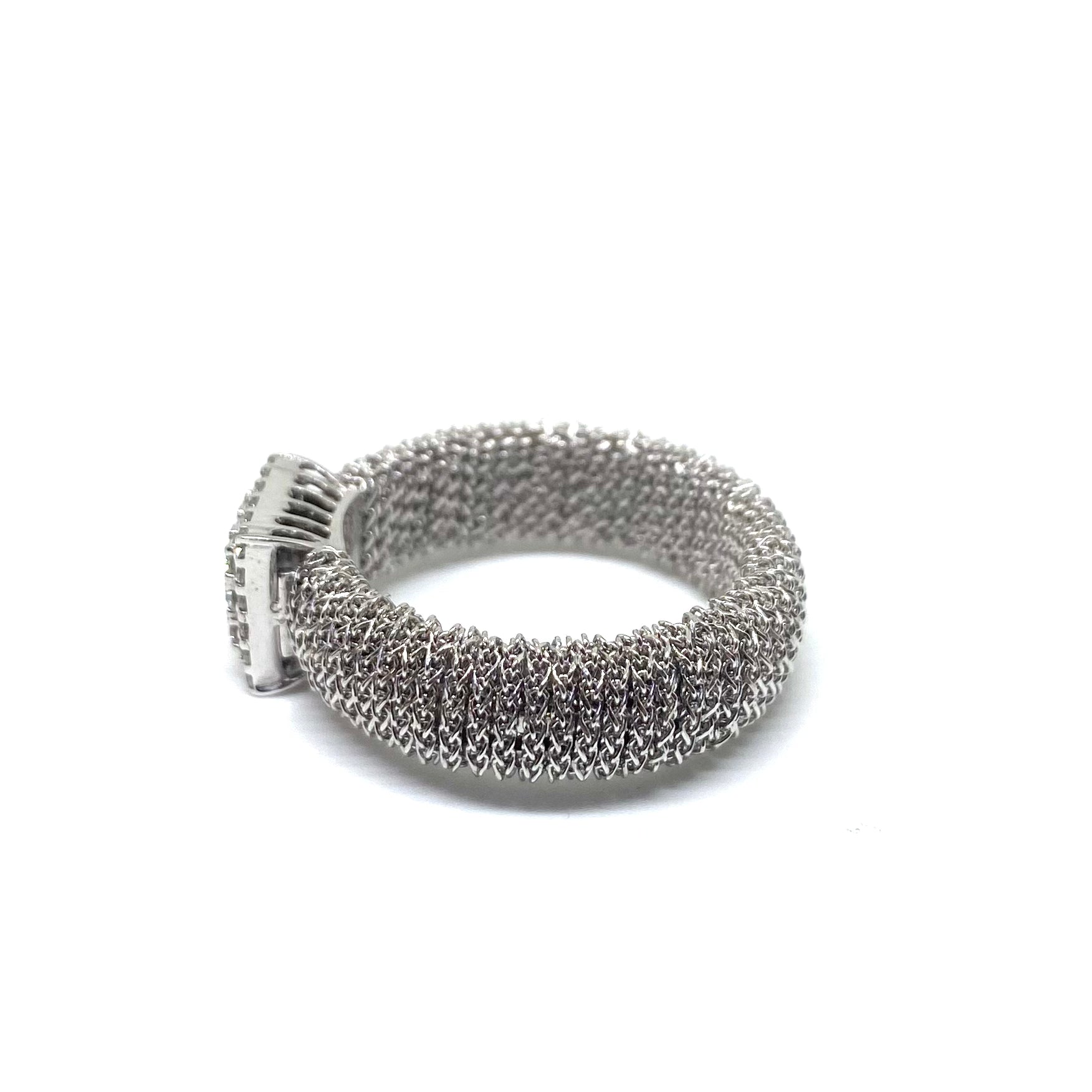 Fascia Oro Bianco e Diamanti