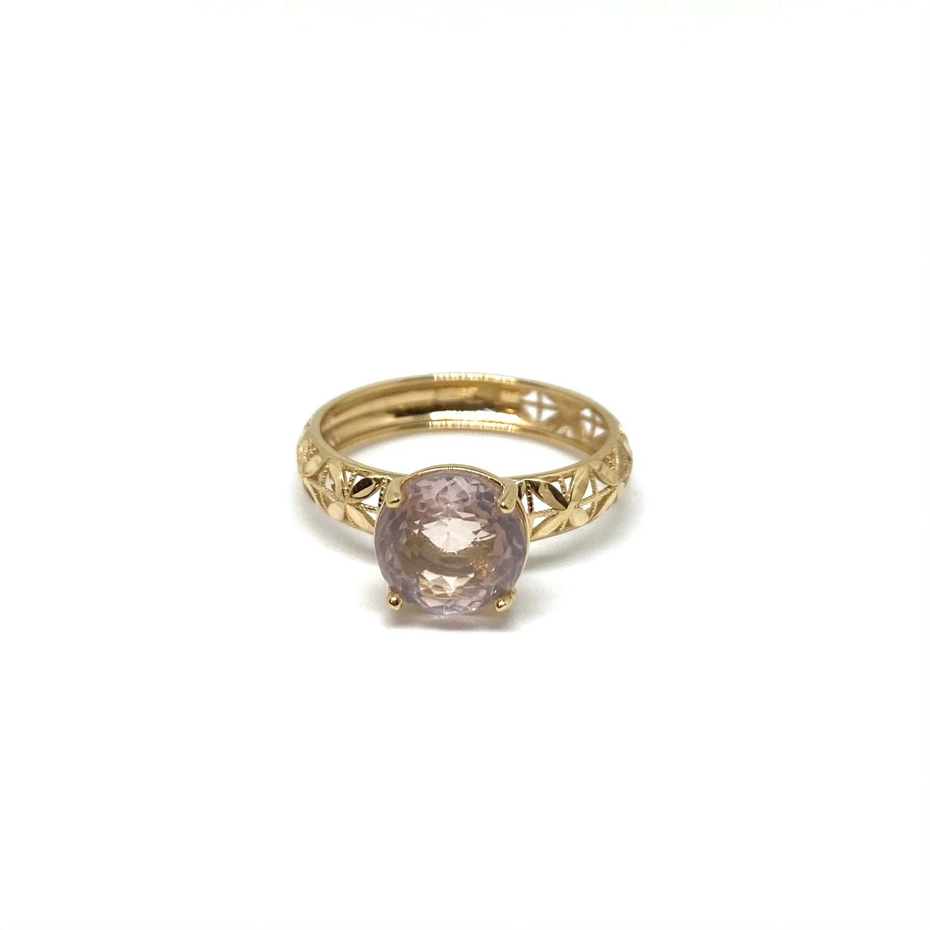 Solitario - Quarzo Rosa