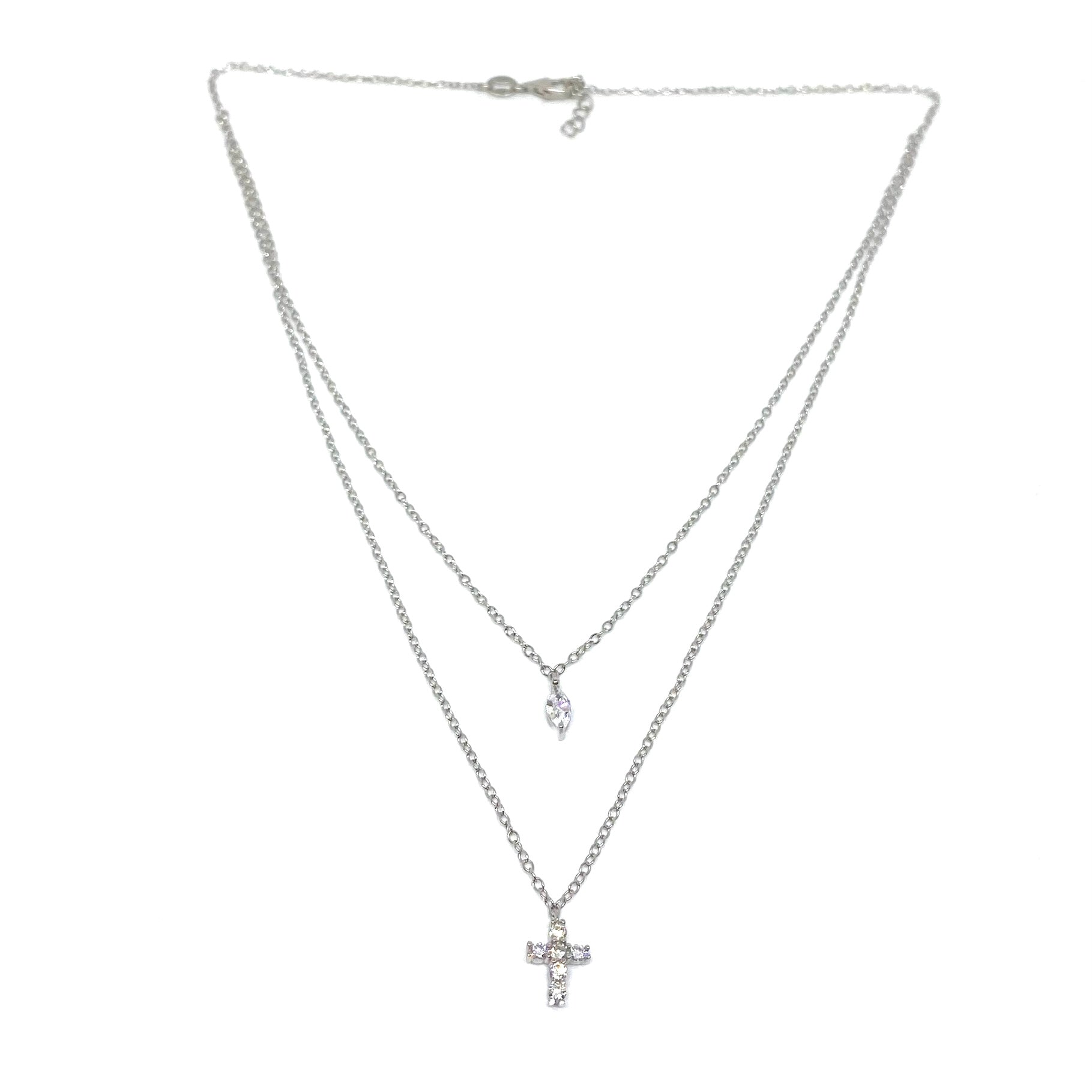 Collana Doppia Croce