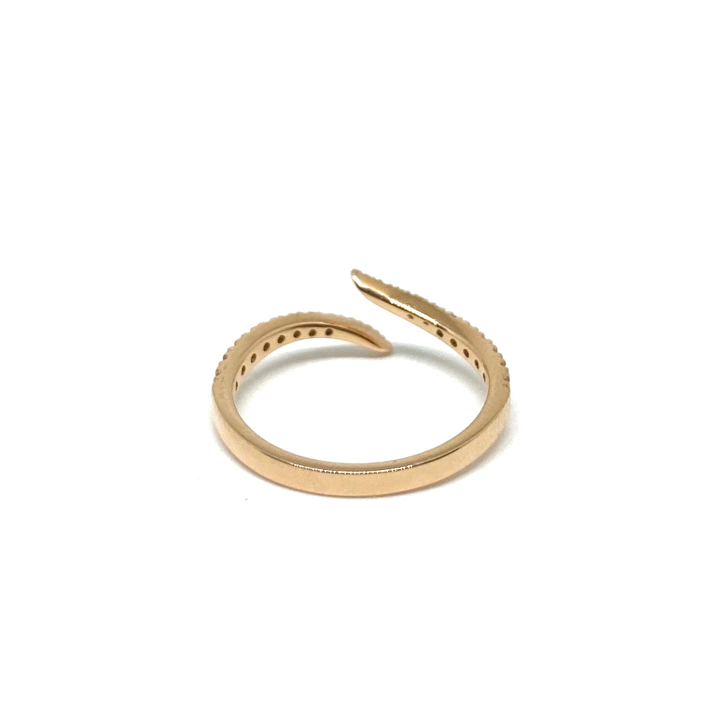 Veretta Serpentino Minimal - Oro e Diamanti