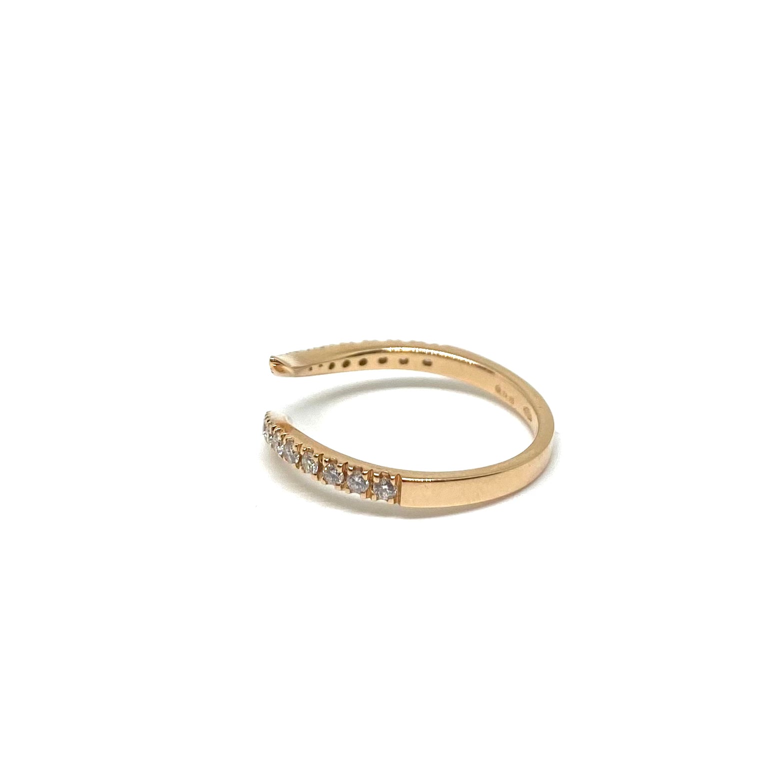 Veretta Serpentino Minimal - Oro e Diamanti