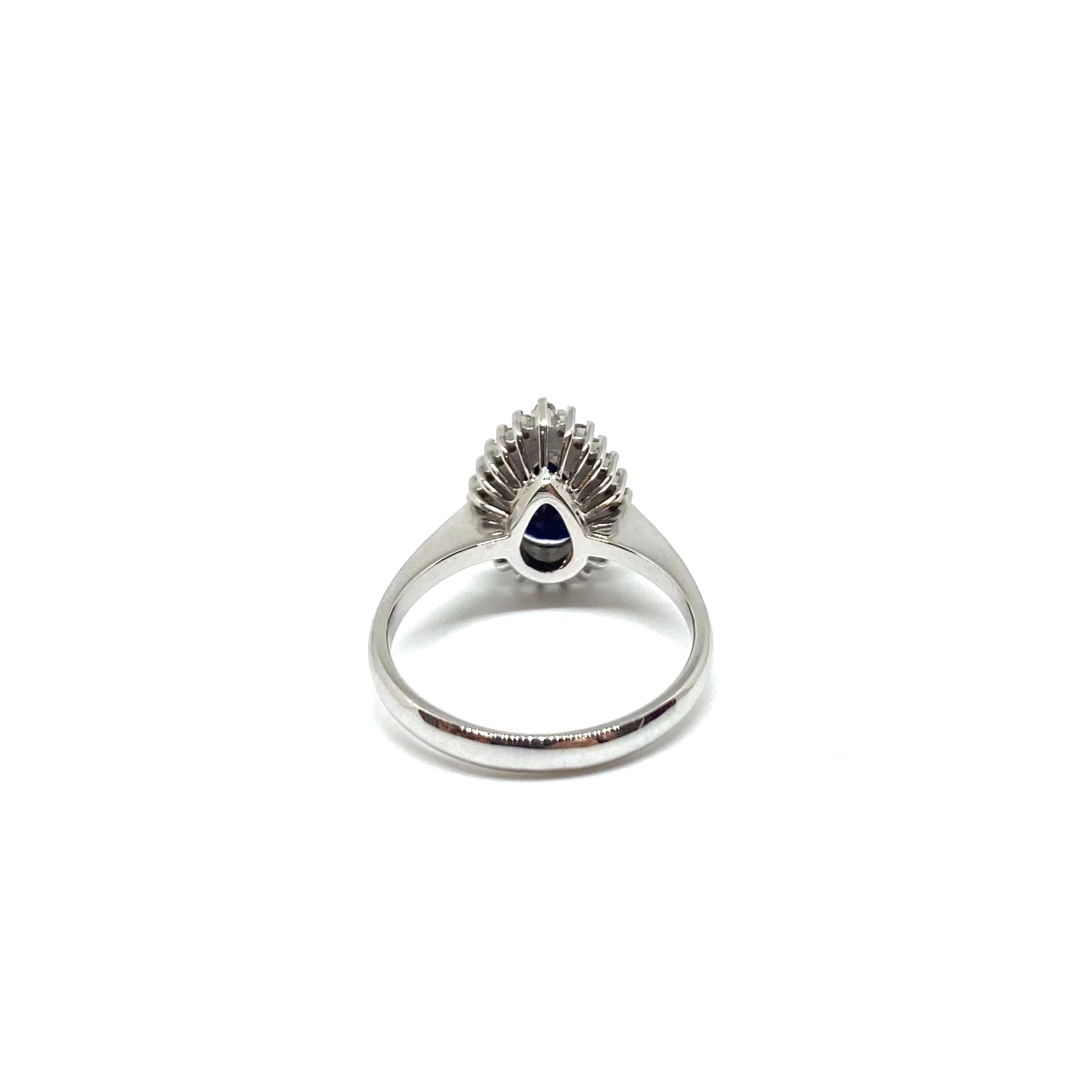 Anello Kate a Goccia - Zaffiro