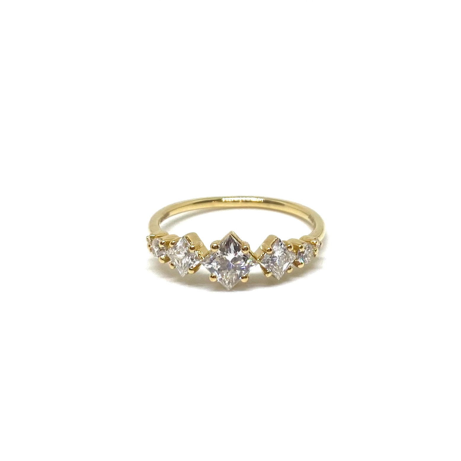 Veretta Oro Giallo e Diamanti Lab Grown