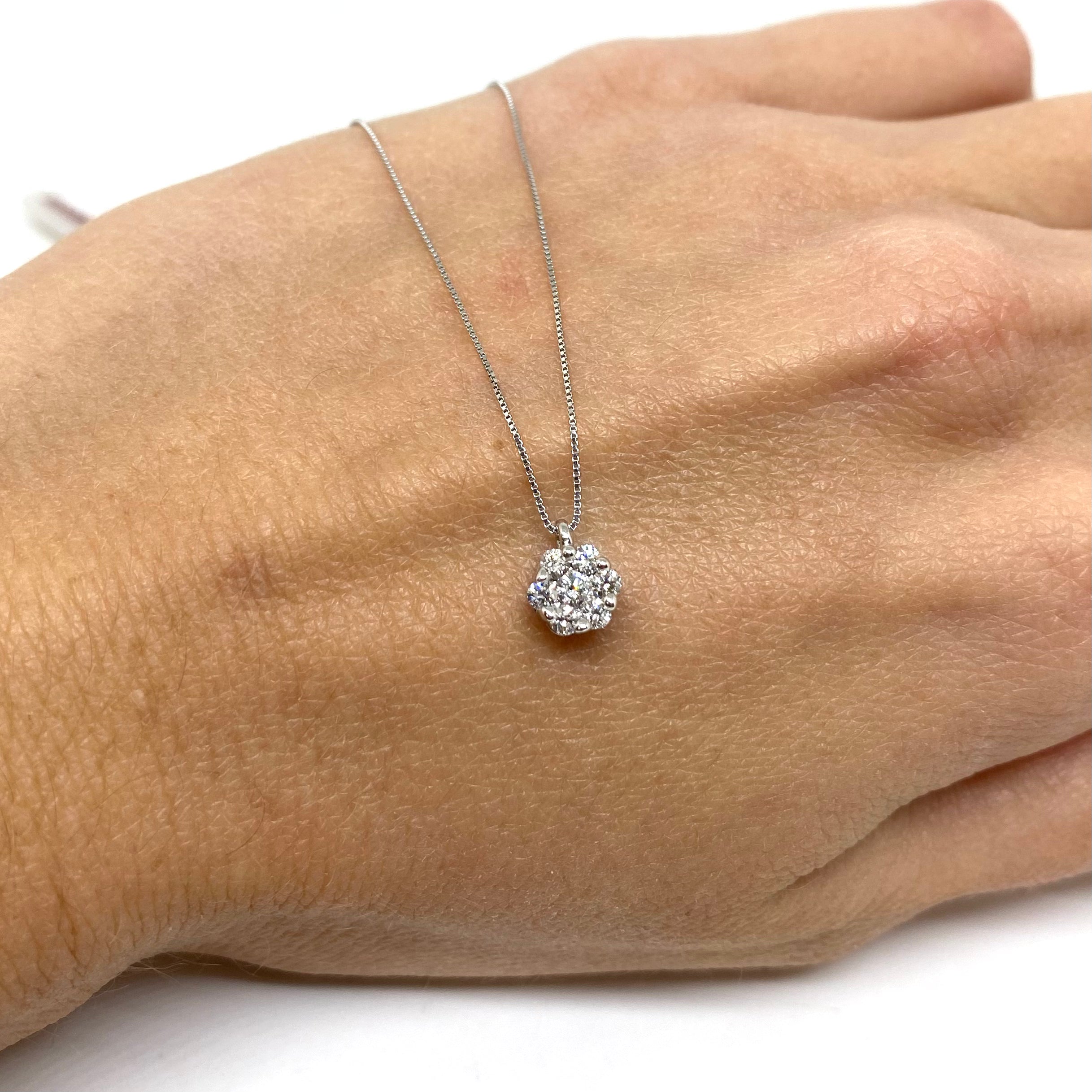 Collana Punto Luce Magic - Oro e Diamanti