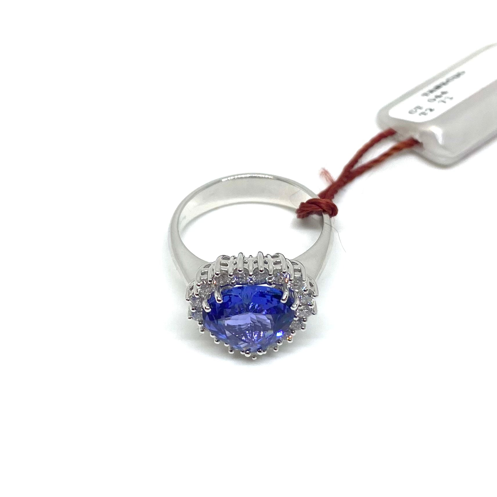 Anello a Cuore - Tanzanite e Diamanti