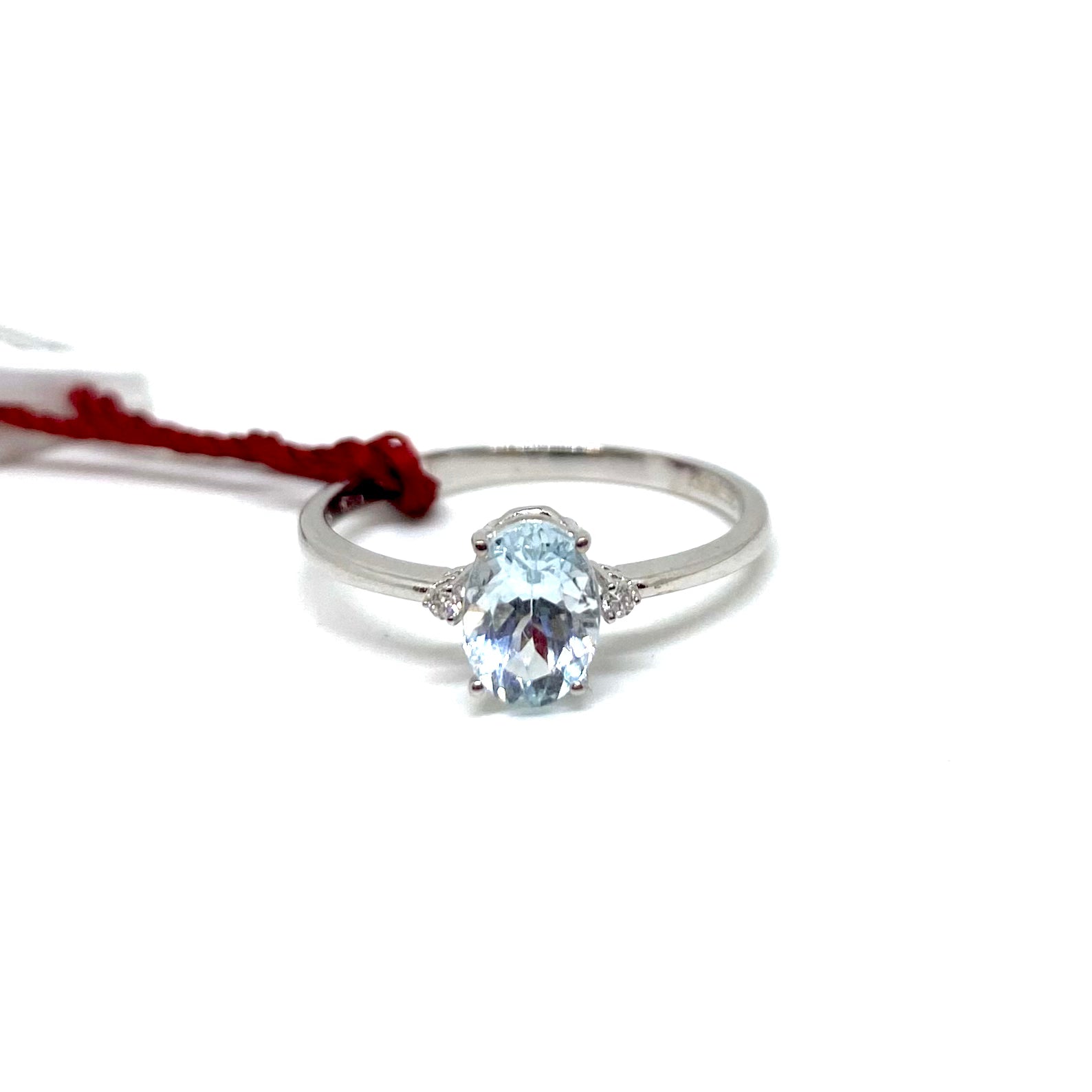 Anello Acqua Marina - Ovale