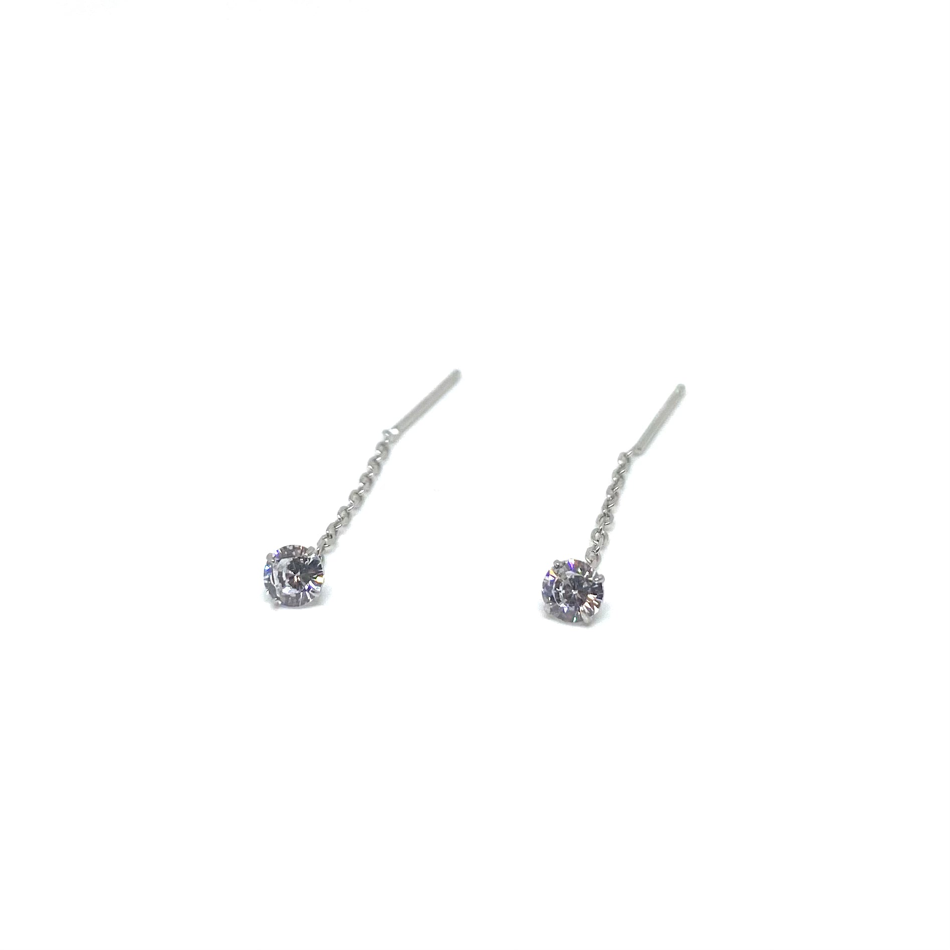 Orecchini Sali e Scendi - Zirconia