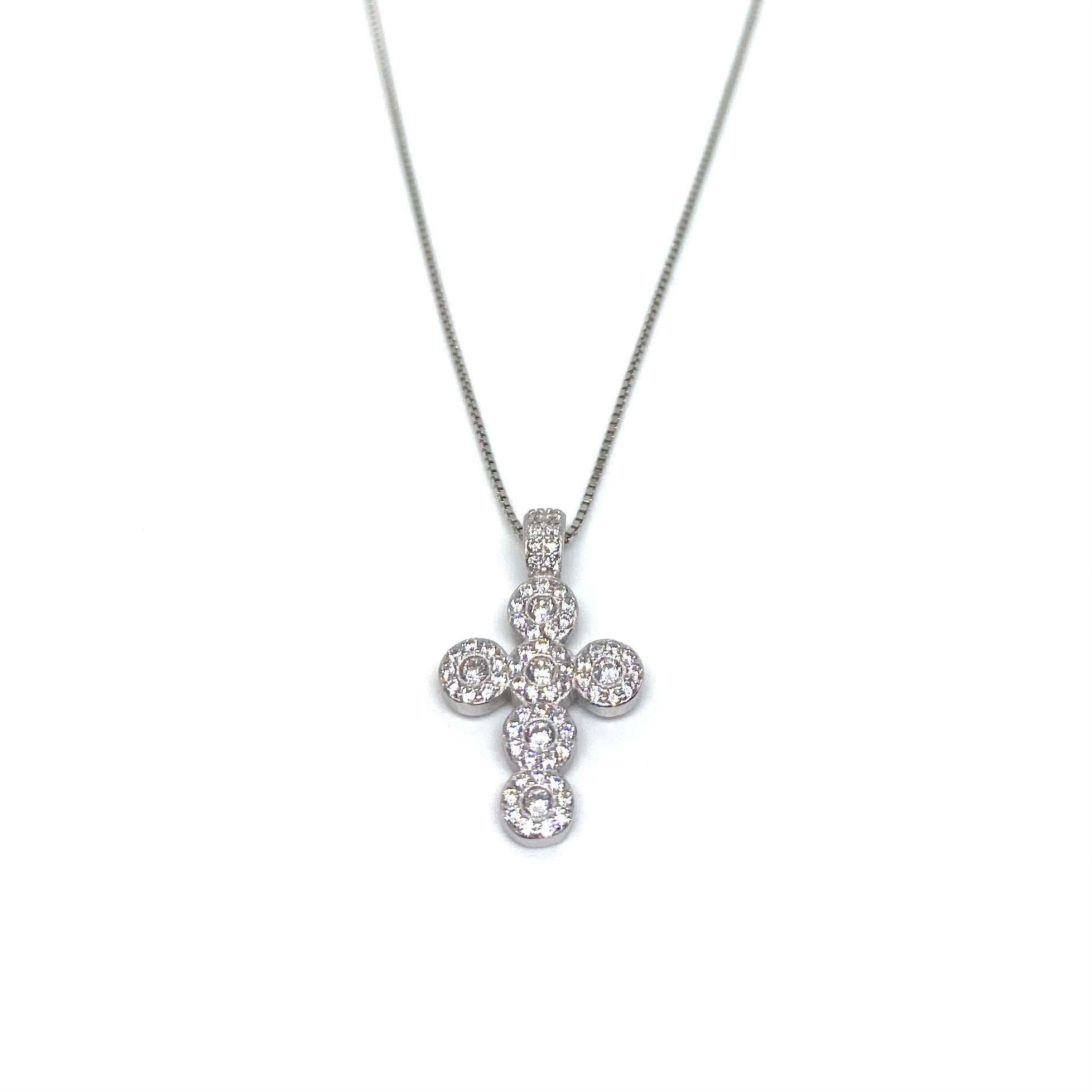Collana Croce Argento