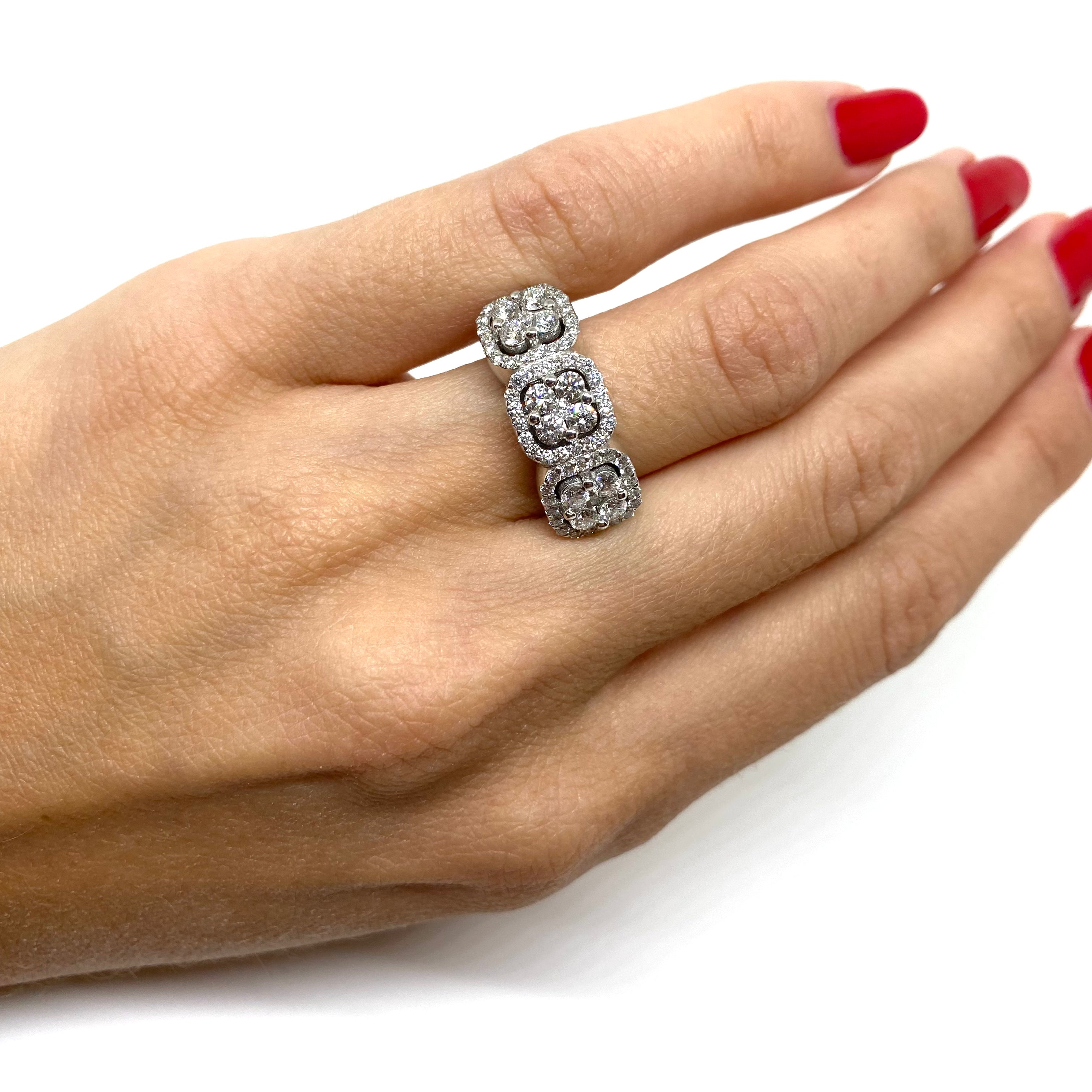 Anello Trilogy Magic - Oro e Diamanti