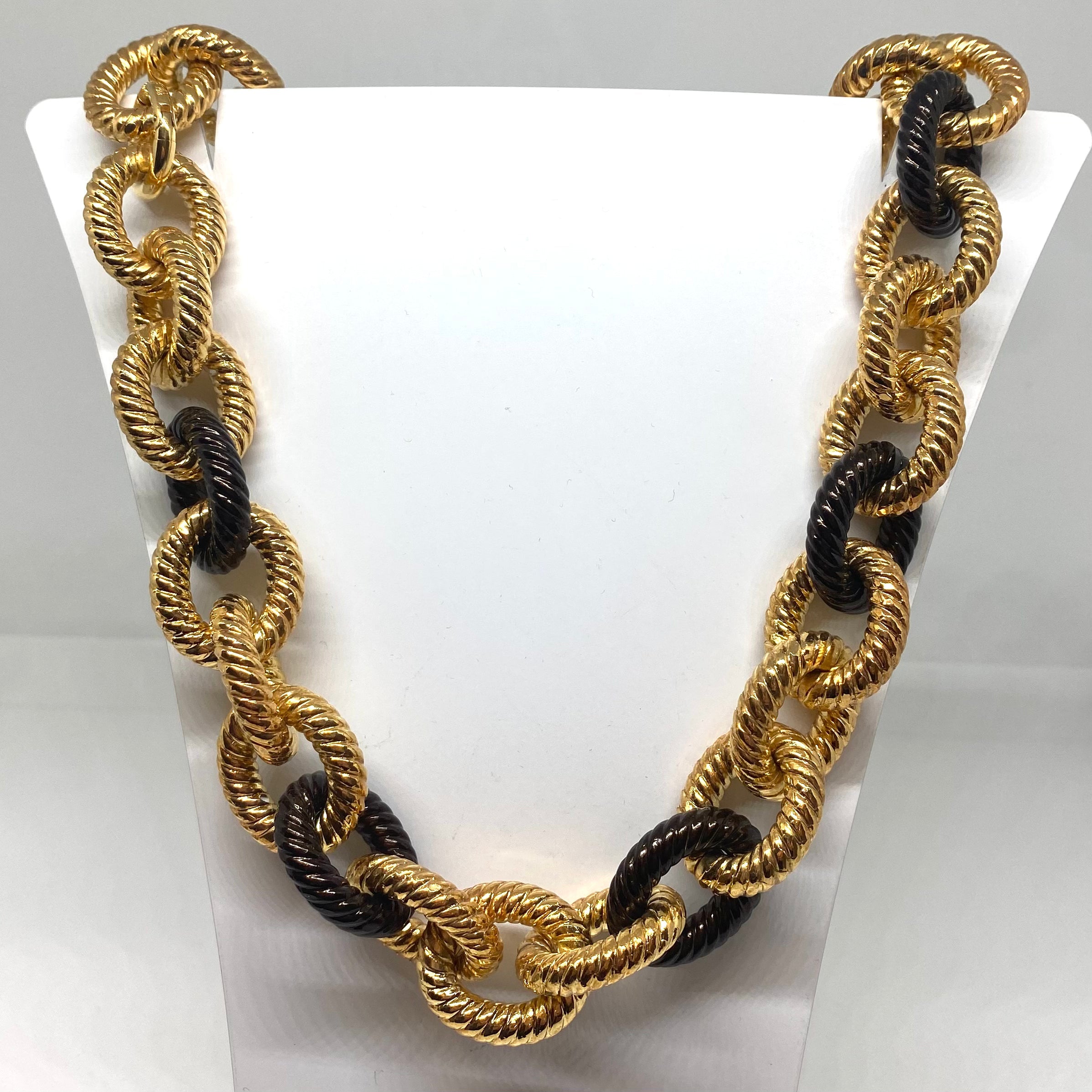 Parure golden - bracciale e collana