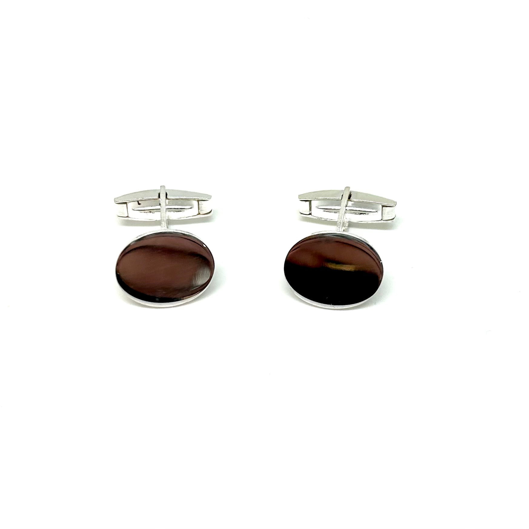 Gemelli argento - Taglio ovale