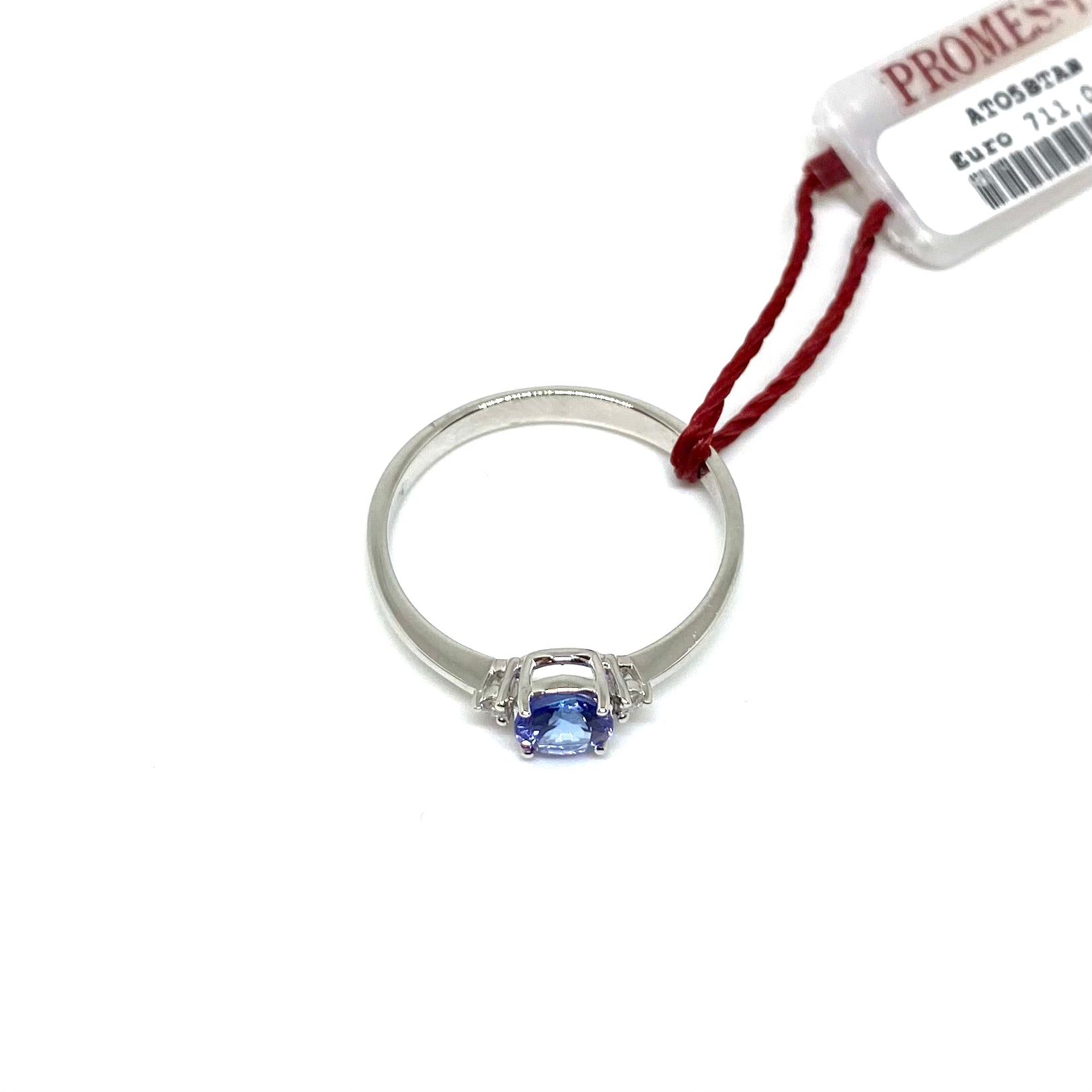 Solitario Tanzanite e Diamanti