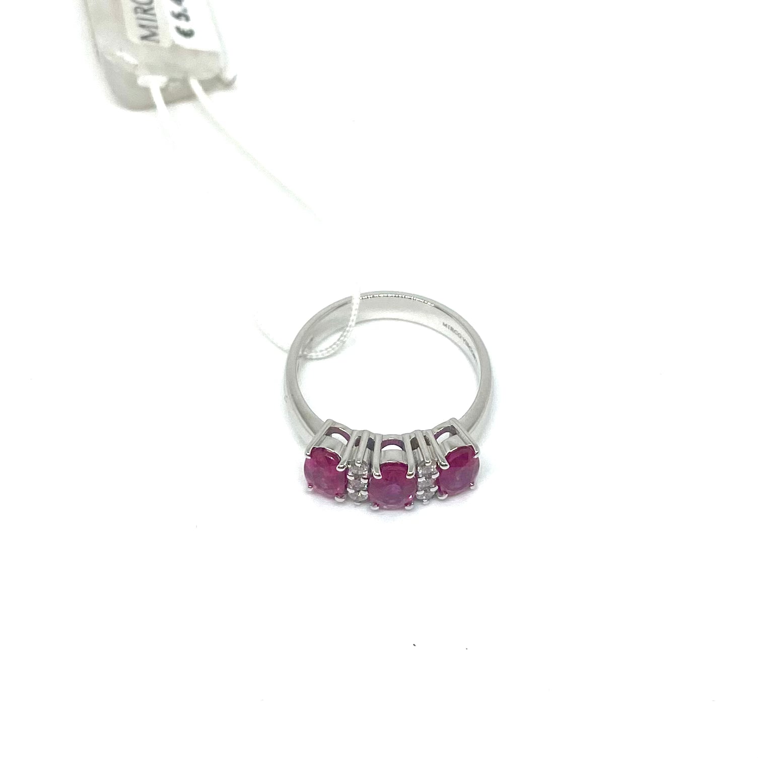 Anello Trilogy Diamanti e Rubini
