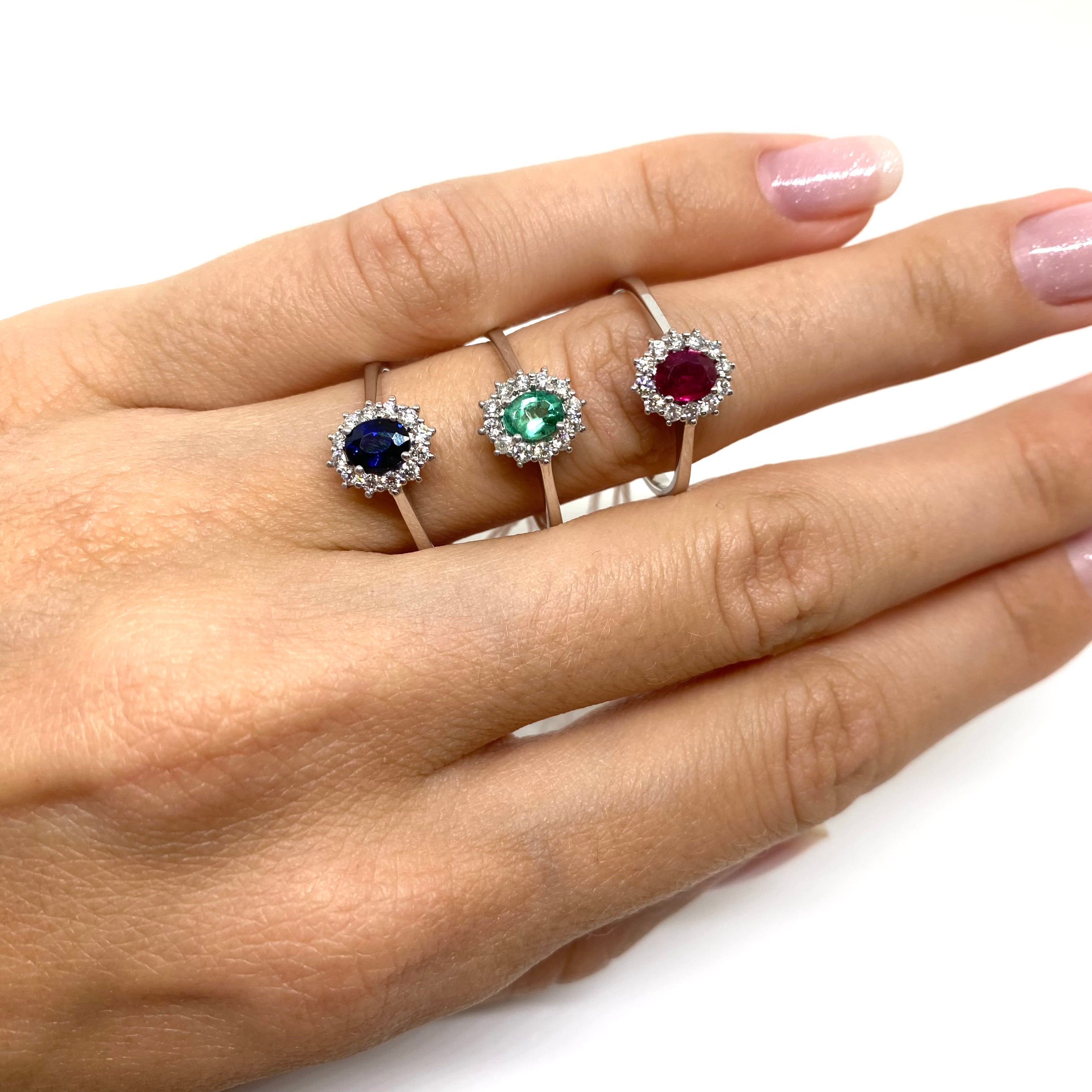 Anello Kate Oro e Pietre preziose