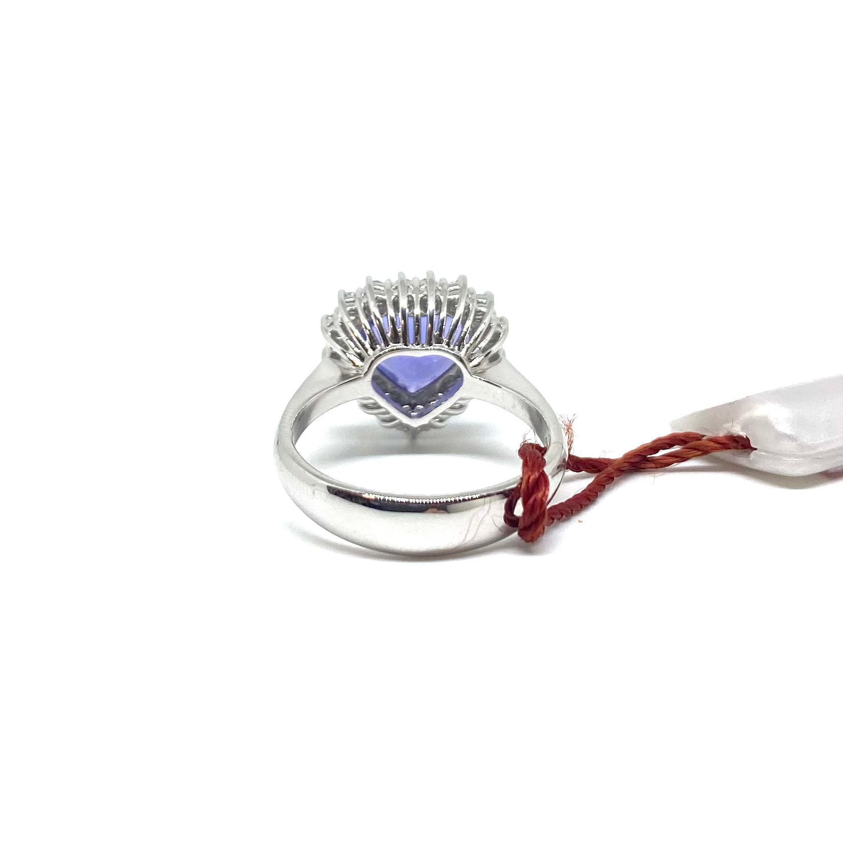 Anello a Cuore - Tanzanite e Diamanti