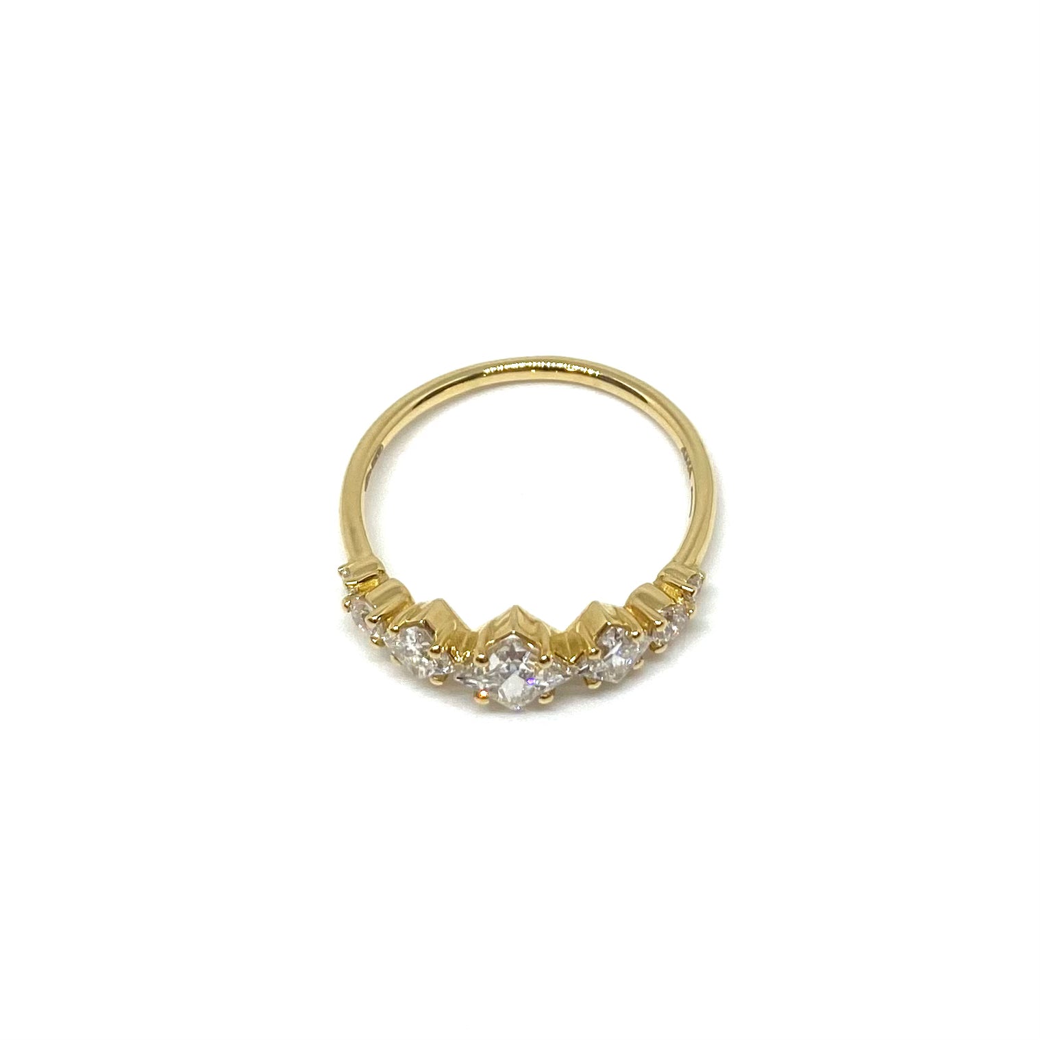 Veretta Oro Giallo e Diamanti Lab Grown
