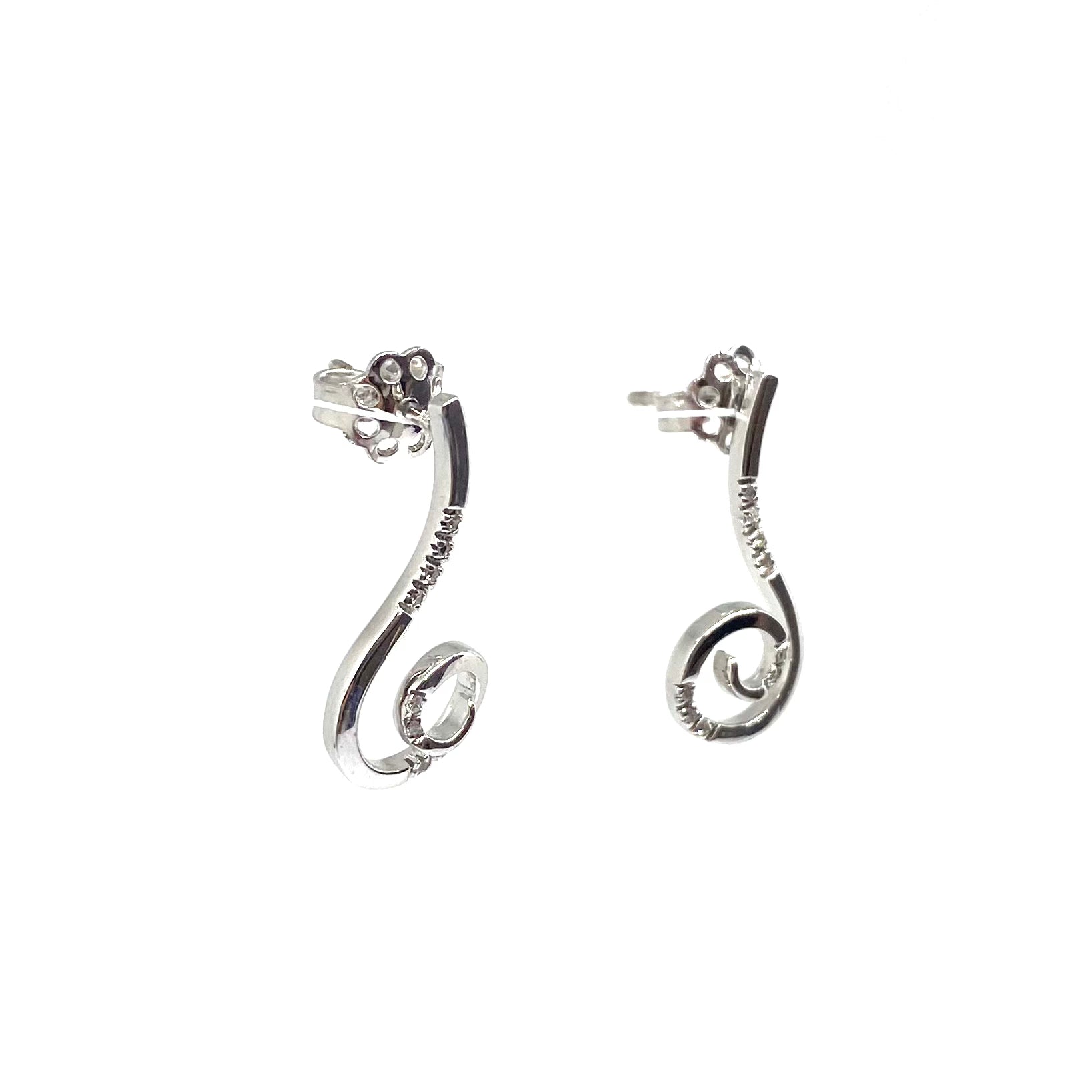 Orecchini Spirale - Oro e Diamanti