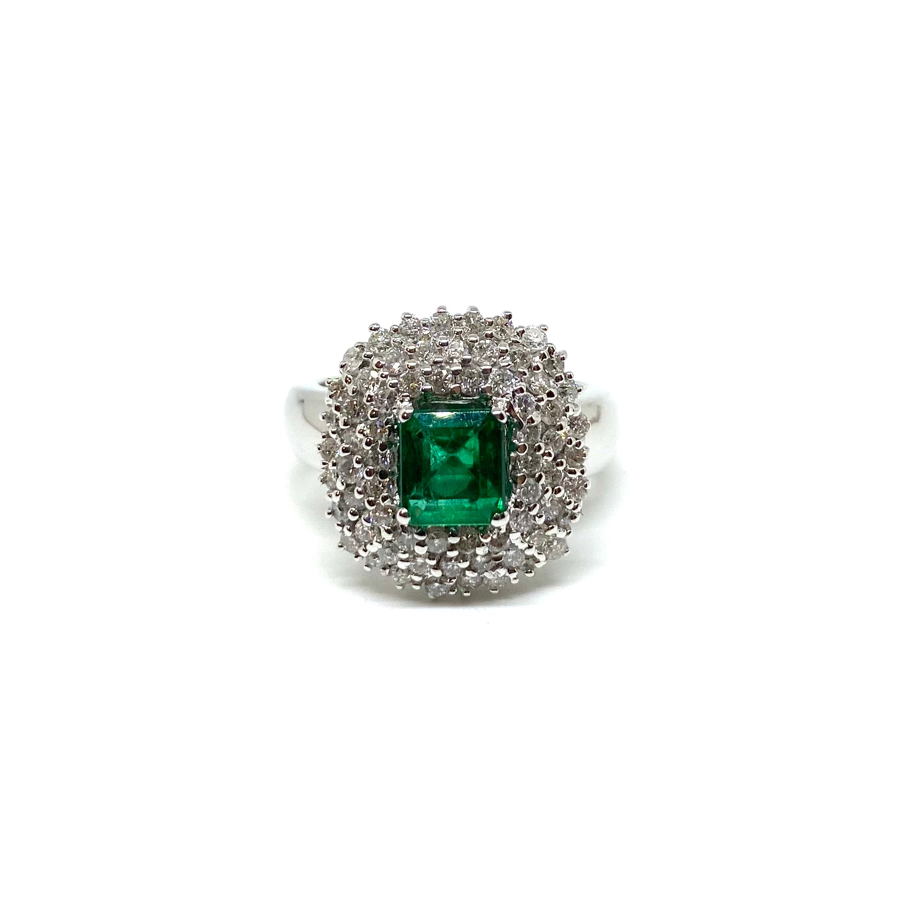 Anello Kate - Smeraldo e Diamanti