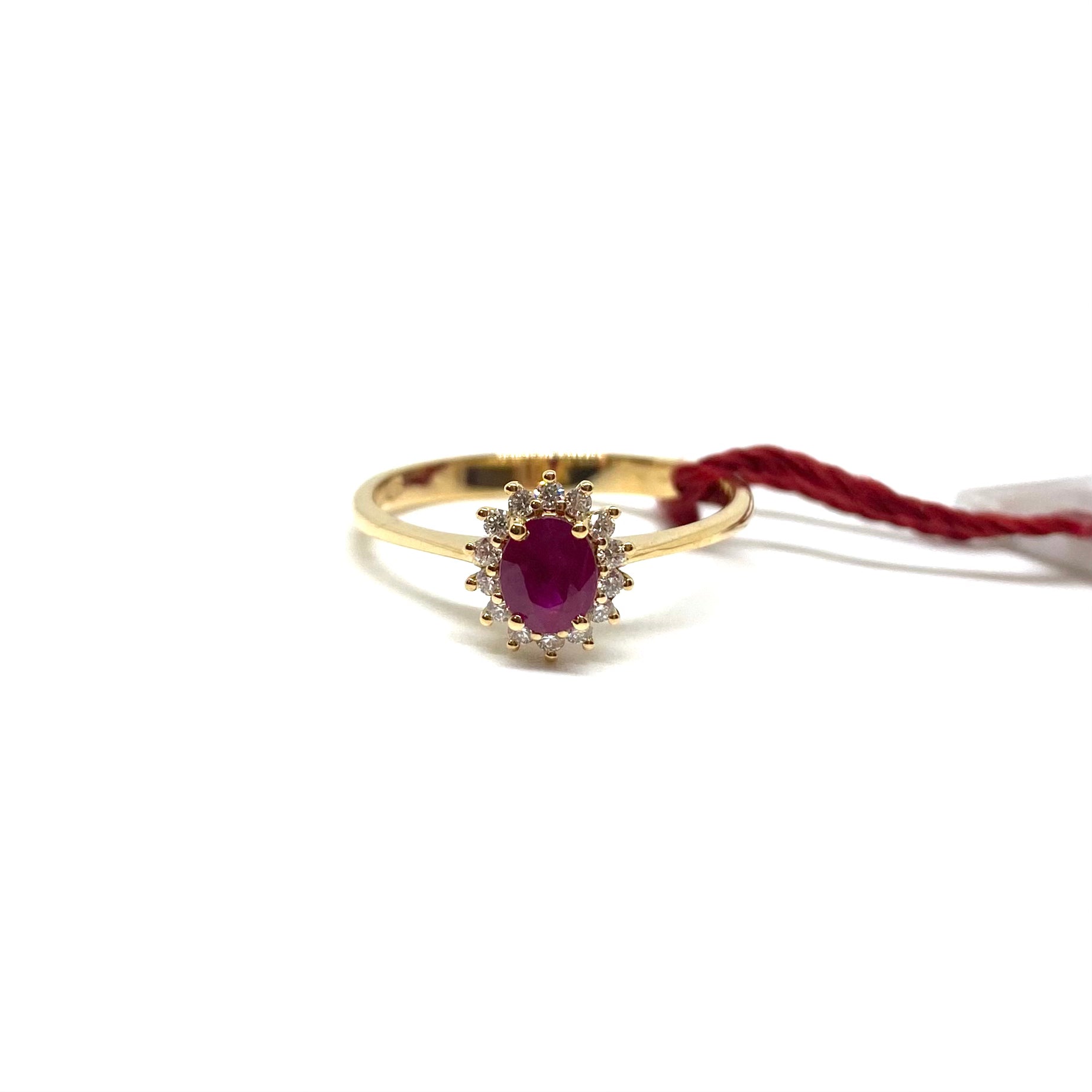 Anello Kate - Pietre Preziose e Oro Giallo