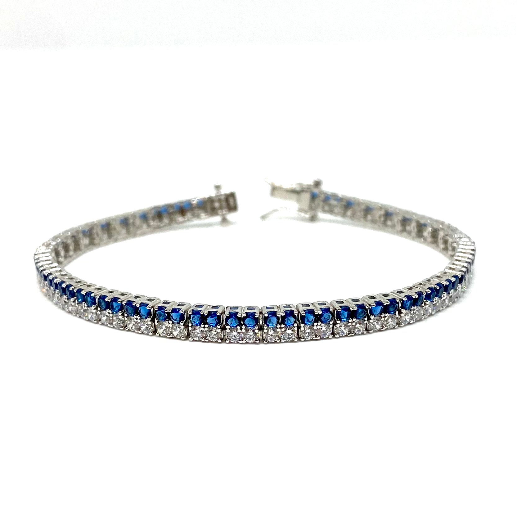 Bracciale tennis doppio - colors