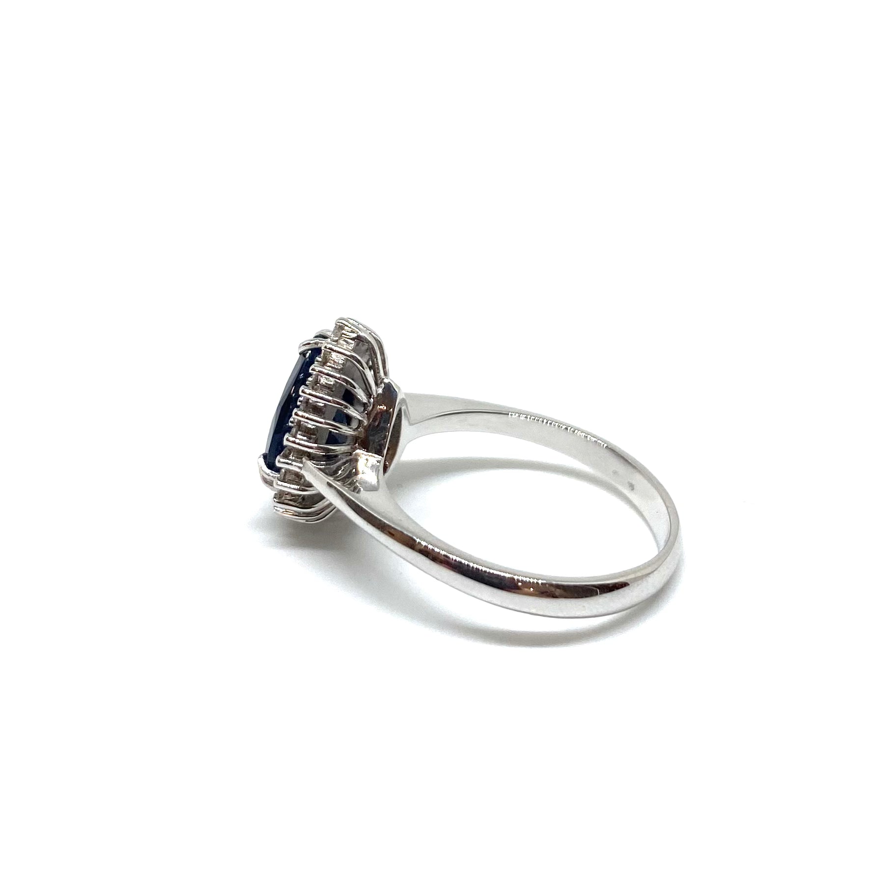 Anello Kate a Goccia - Zaffiro