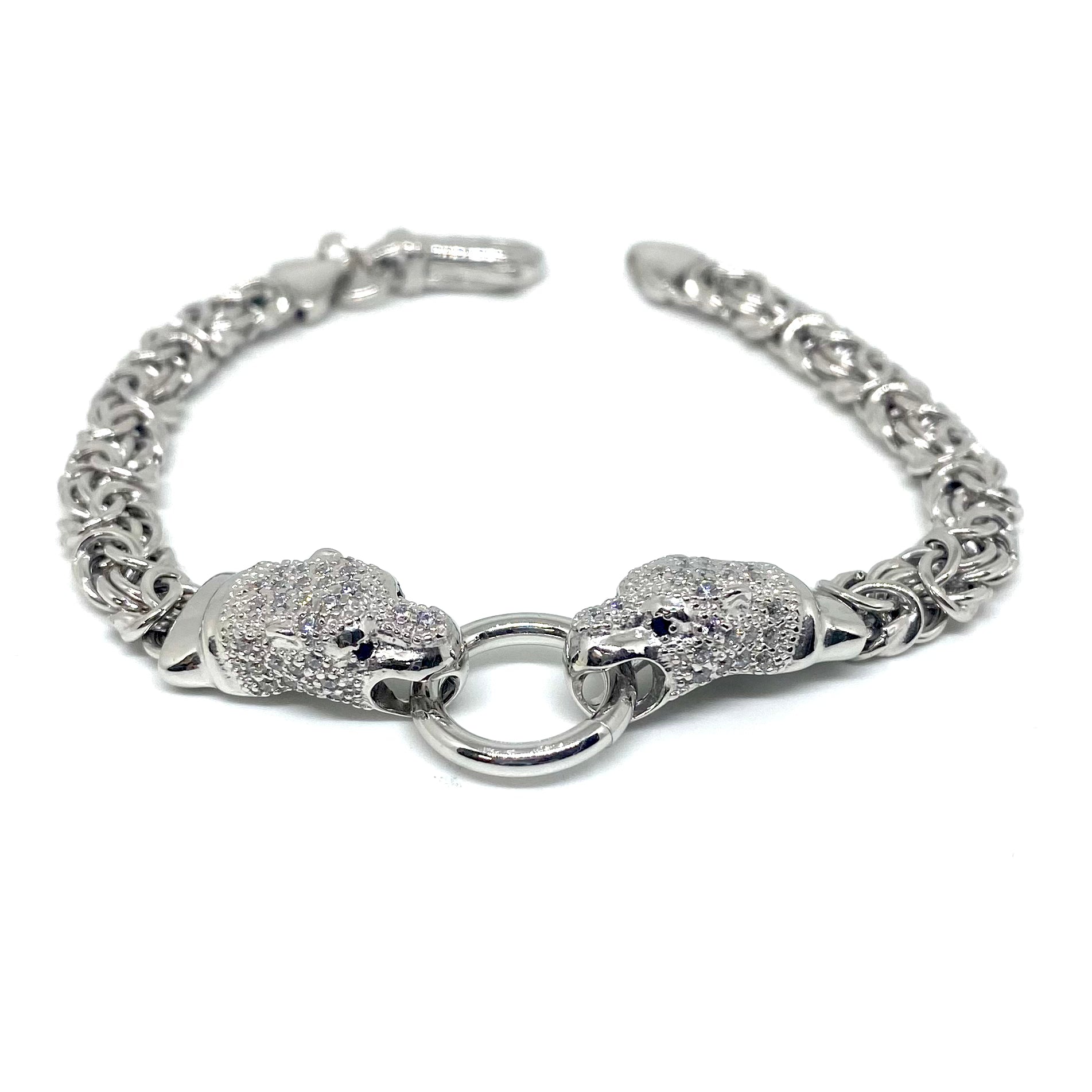 Bracciale pantera - moschettone