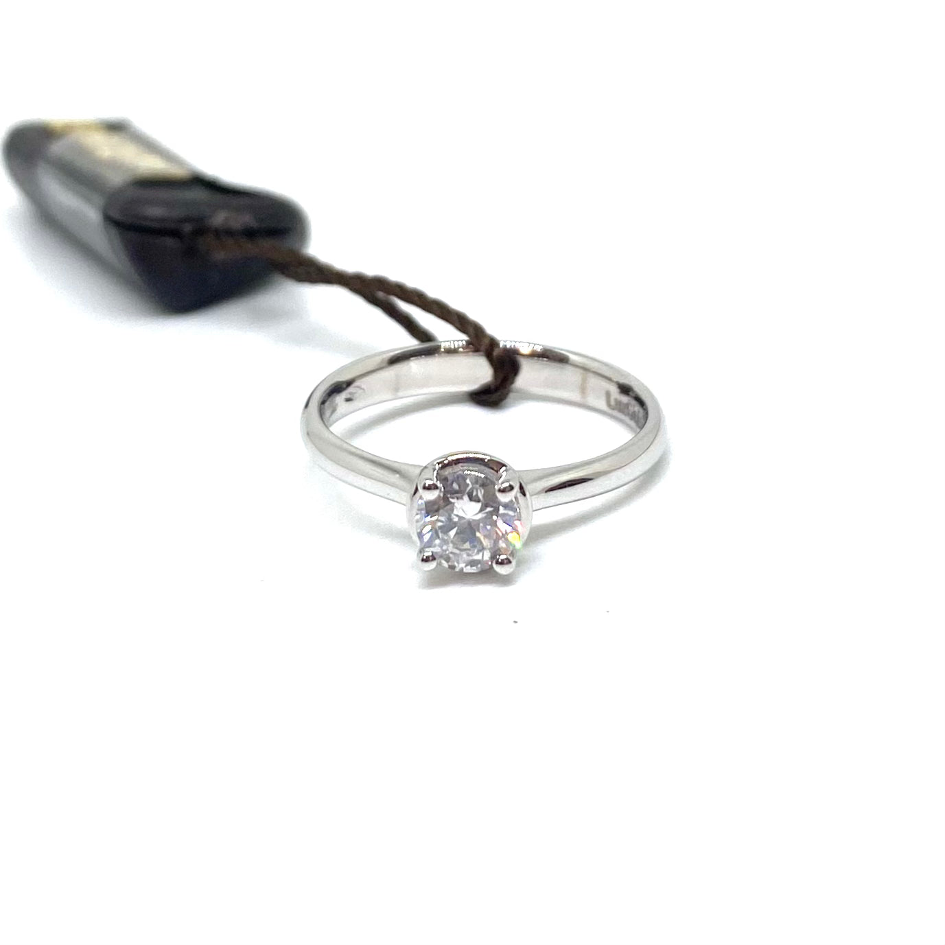 Anello Solitario - Oro e Diamanti