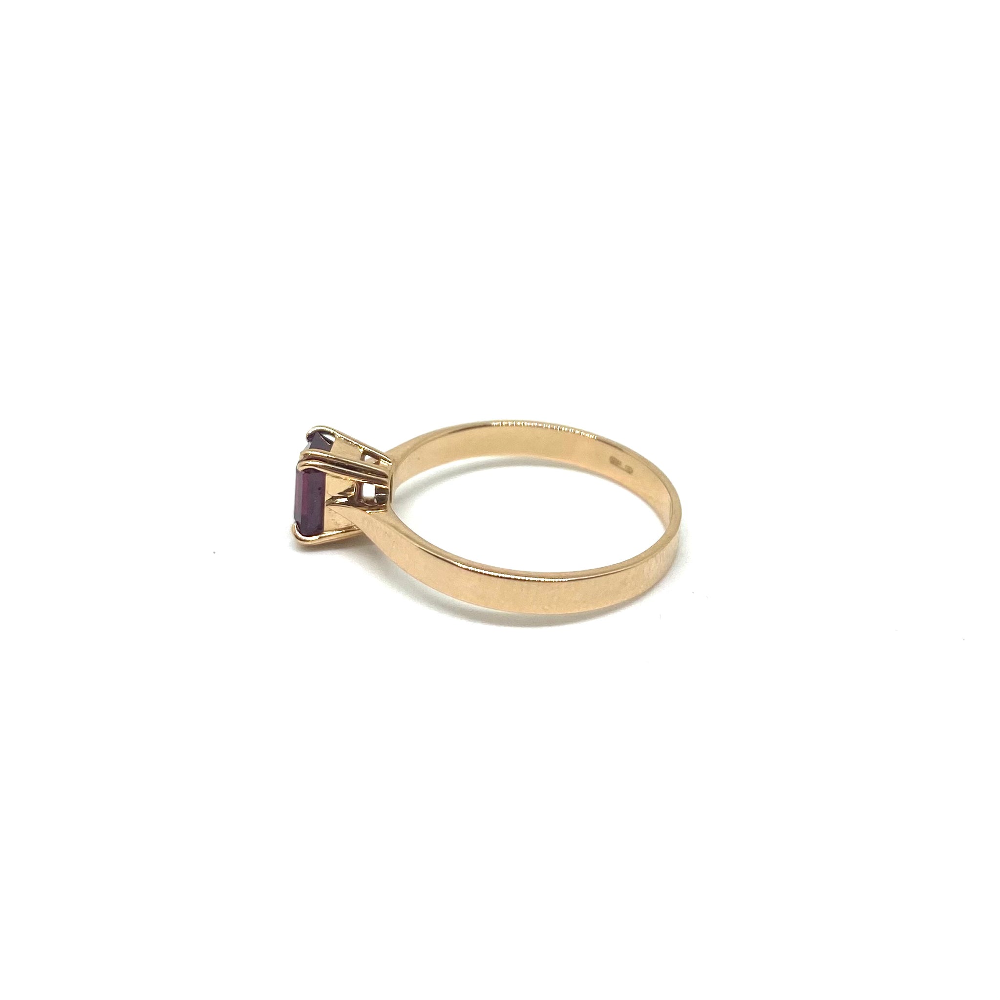 Anello Oro Rosato - Rubino