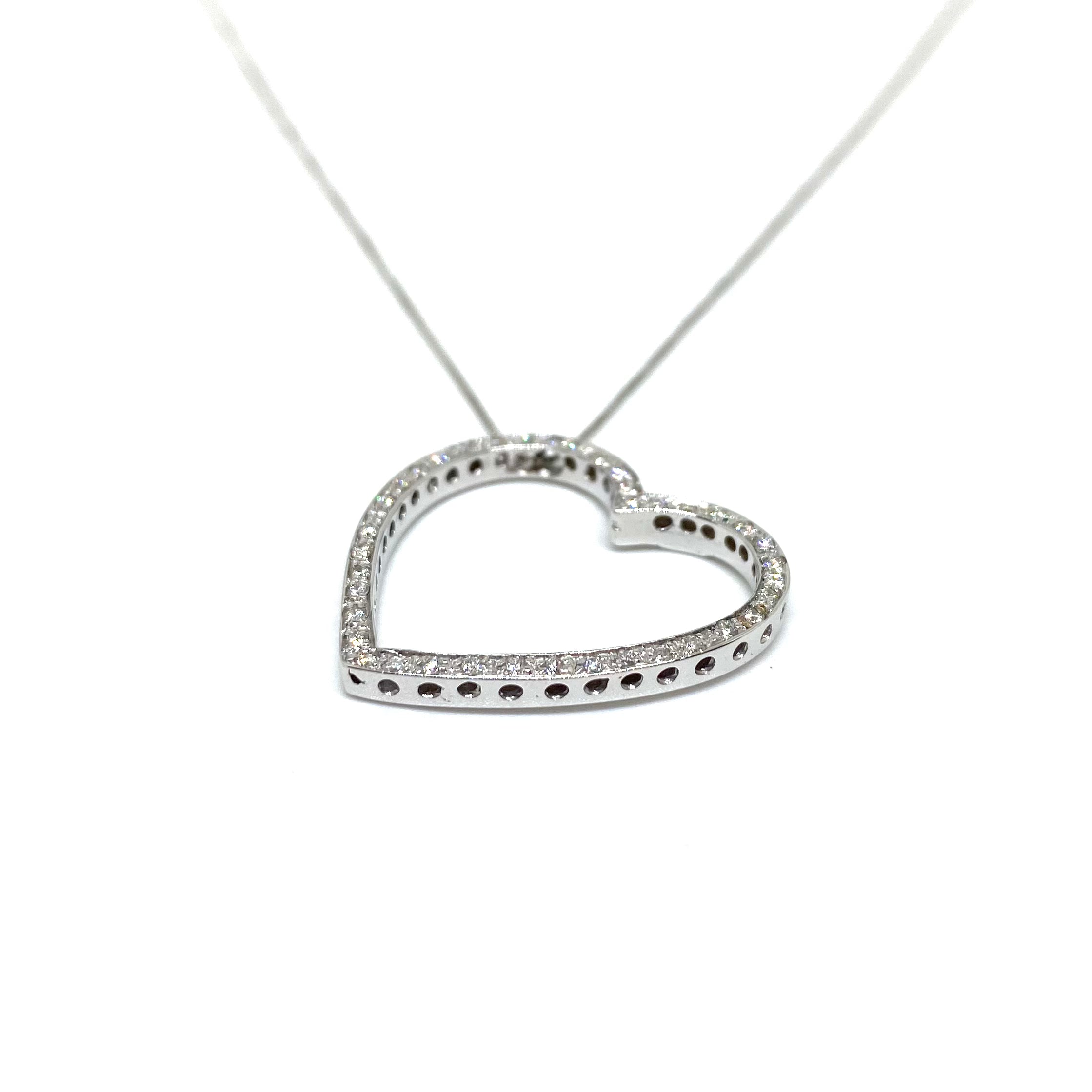 Collana Cuore - Diamanti e Oro