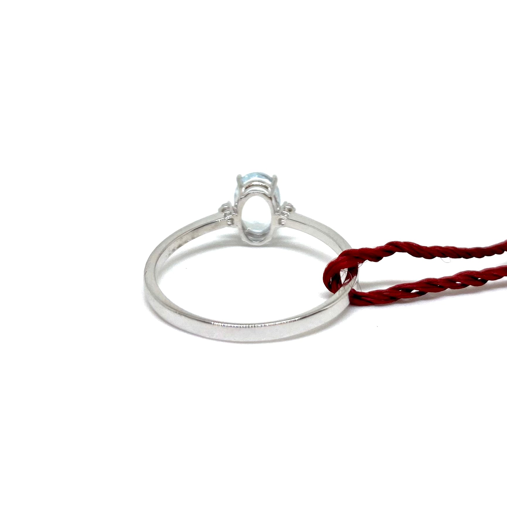 Anello Acqua Marina - Ovale