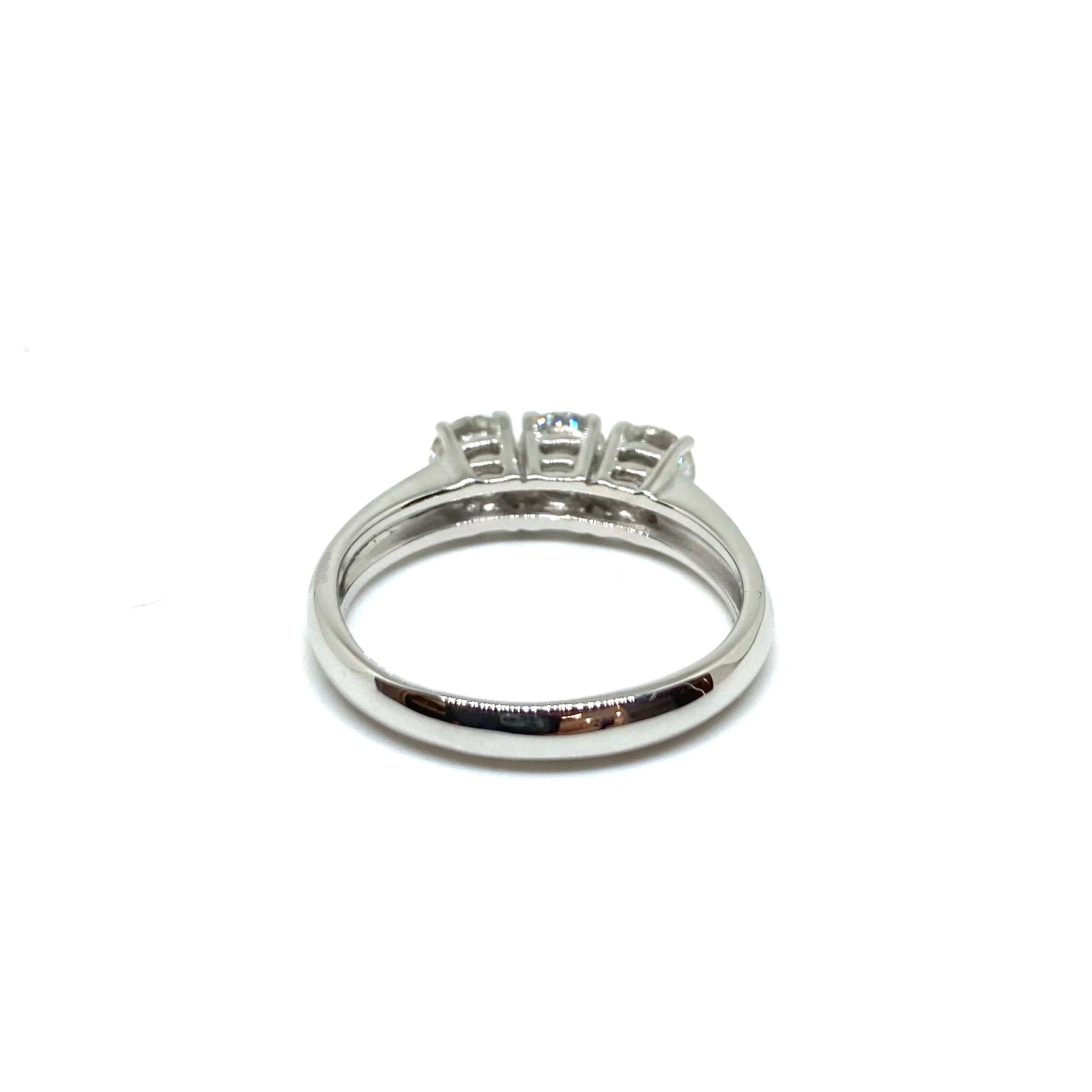Anello Trilogy - Oro e Diamanti