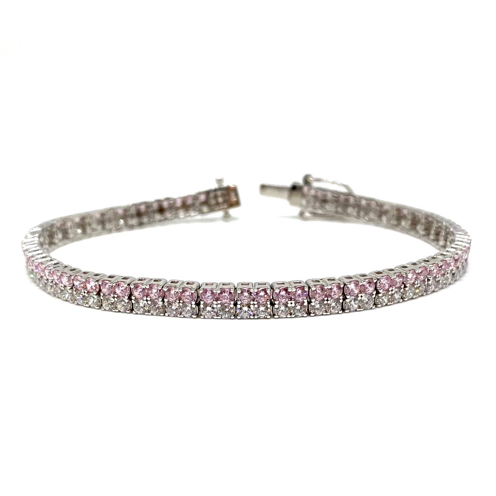 Bracciale tennis doppio - colors