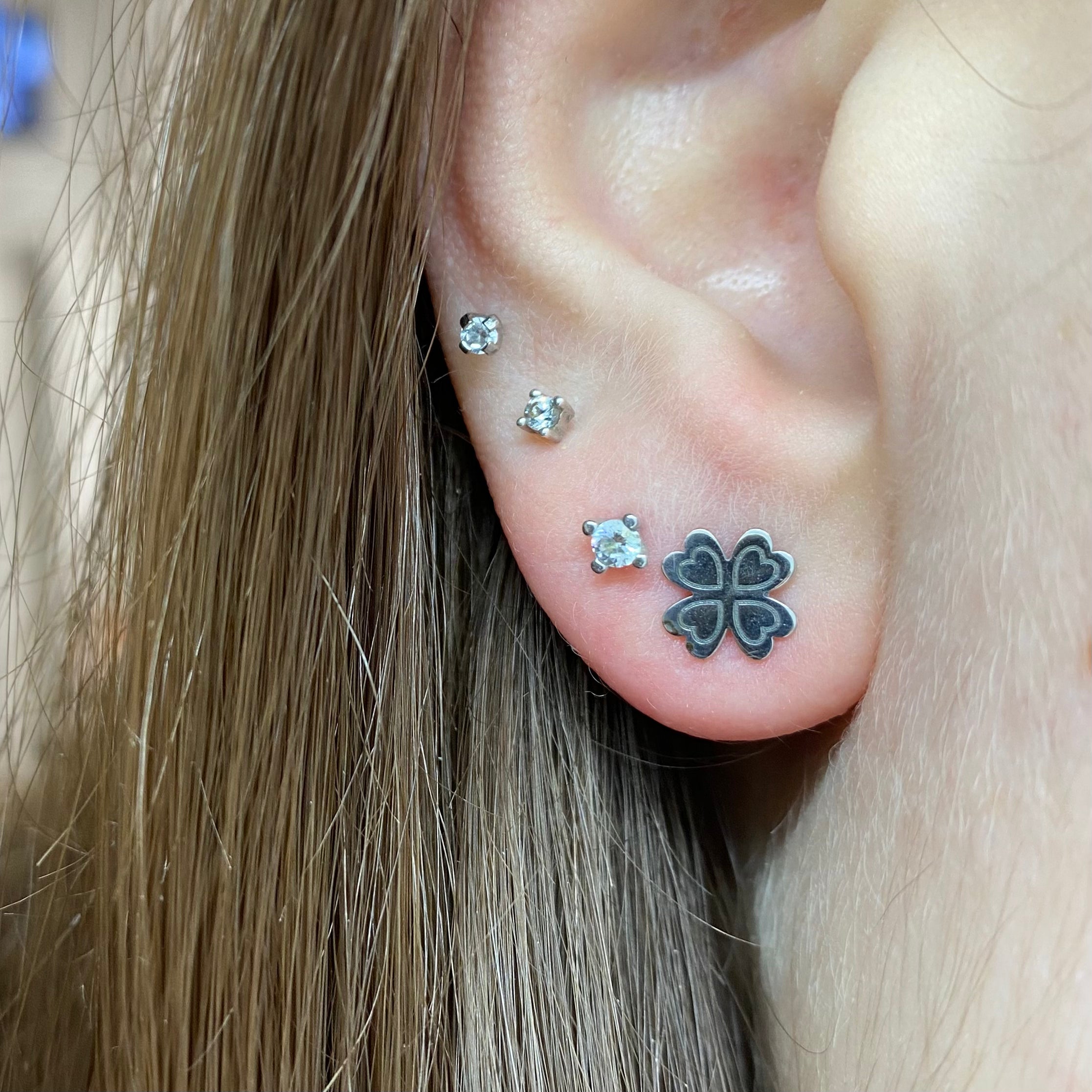 Orecchini quadrifoglio